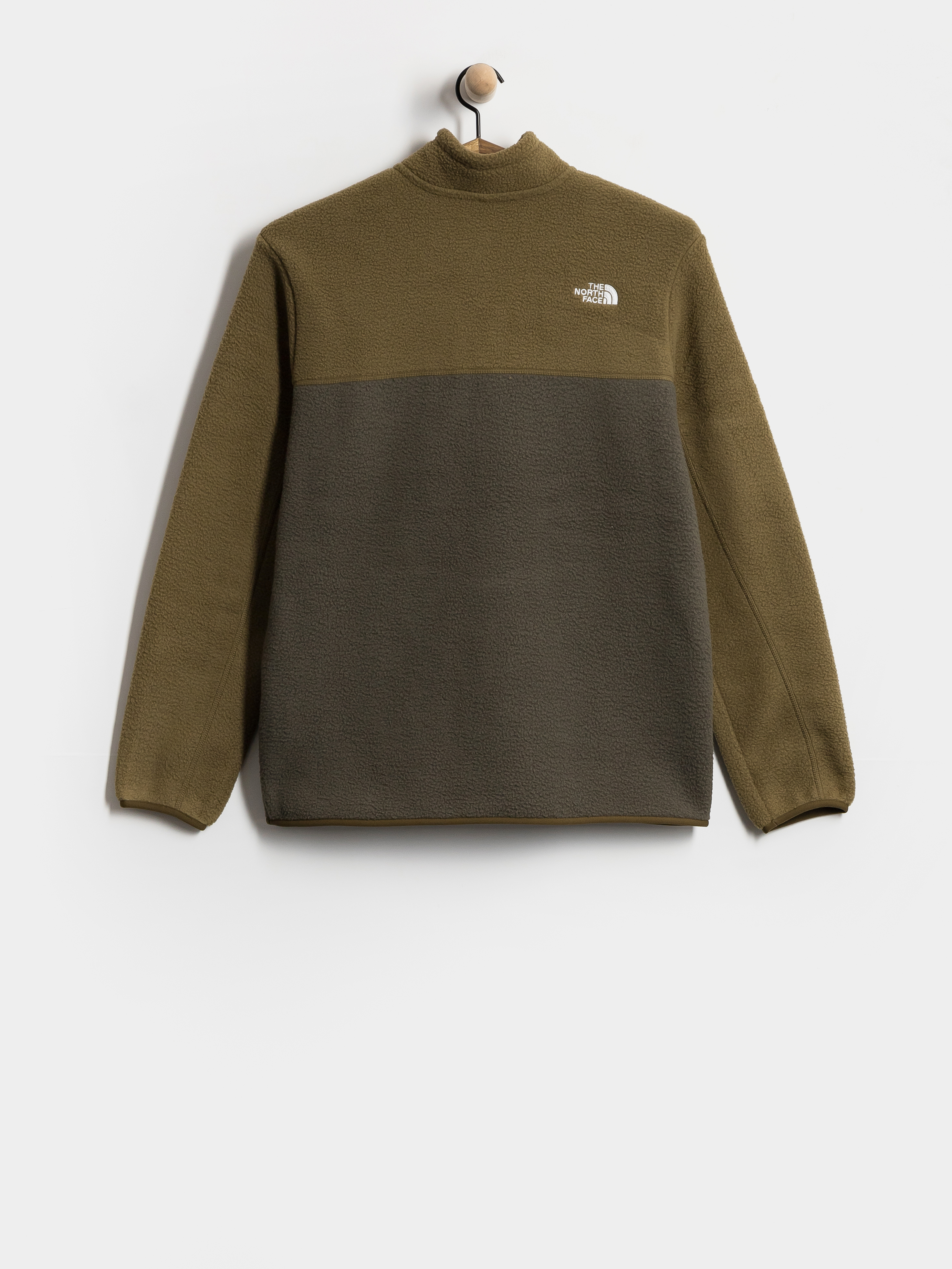 Férfi The North Face Yumiori 1/4 Zip Polár pulóver (new taupe green/caraway)