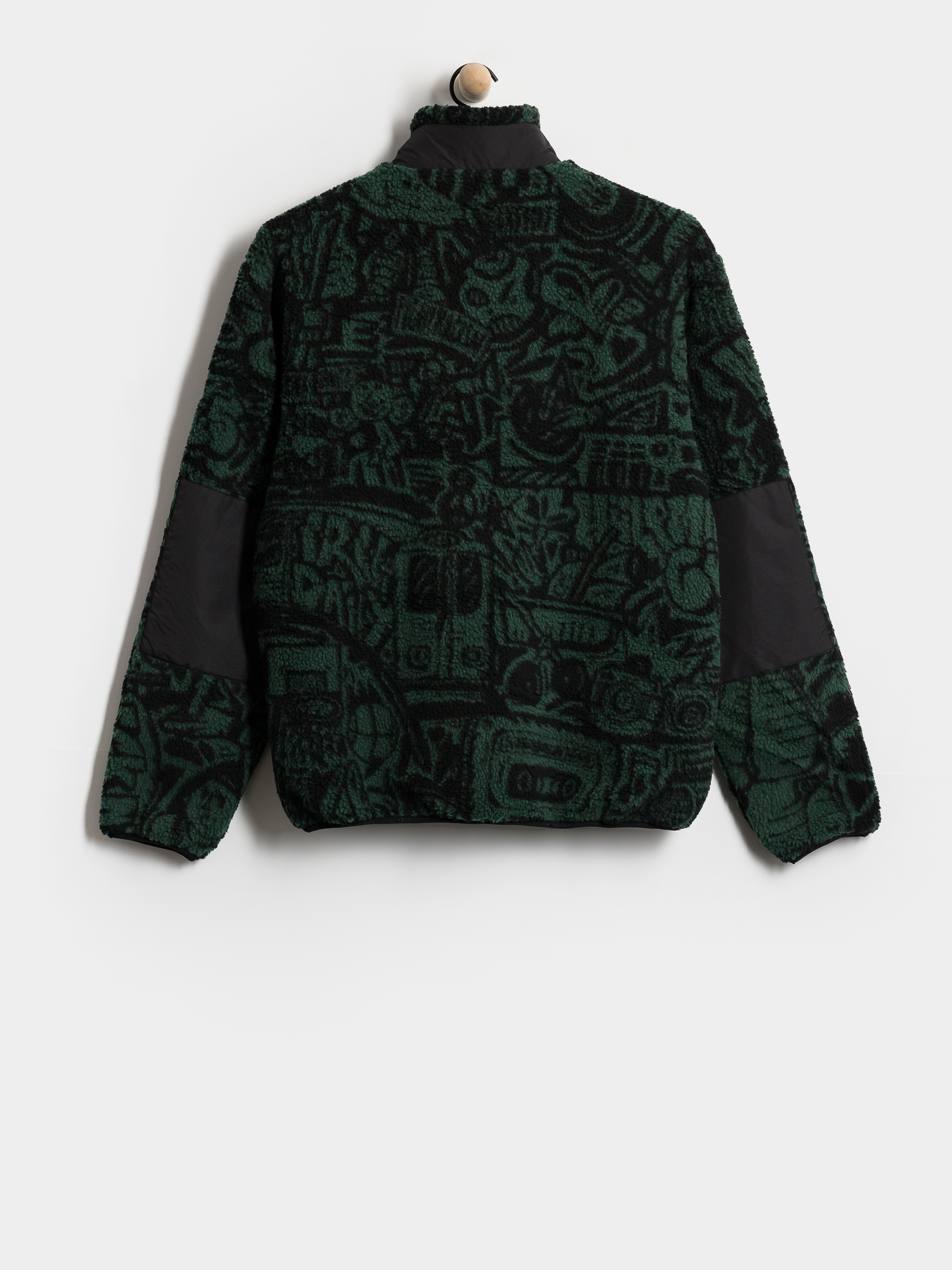 Férfi Polár pulóver Iriedaily Flawless (green black)
