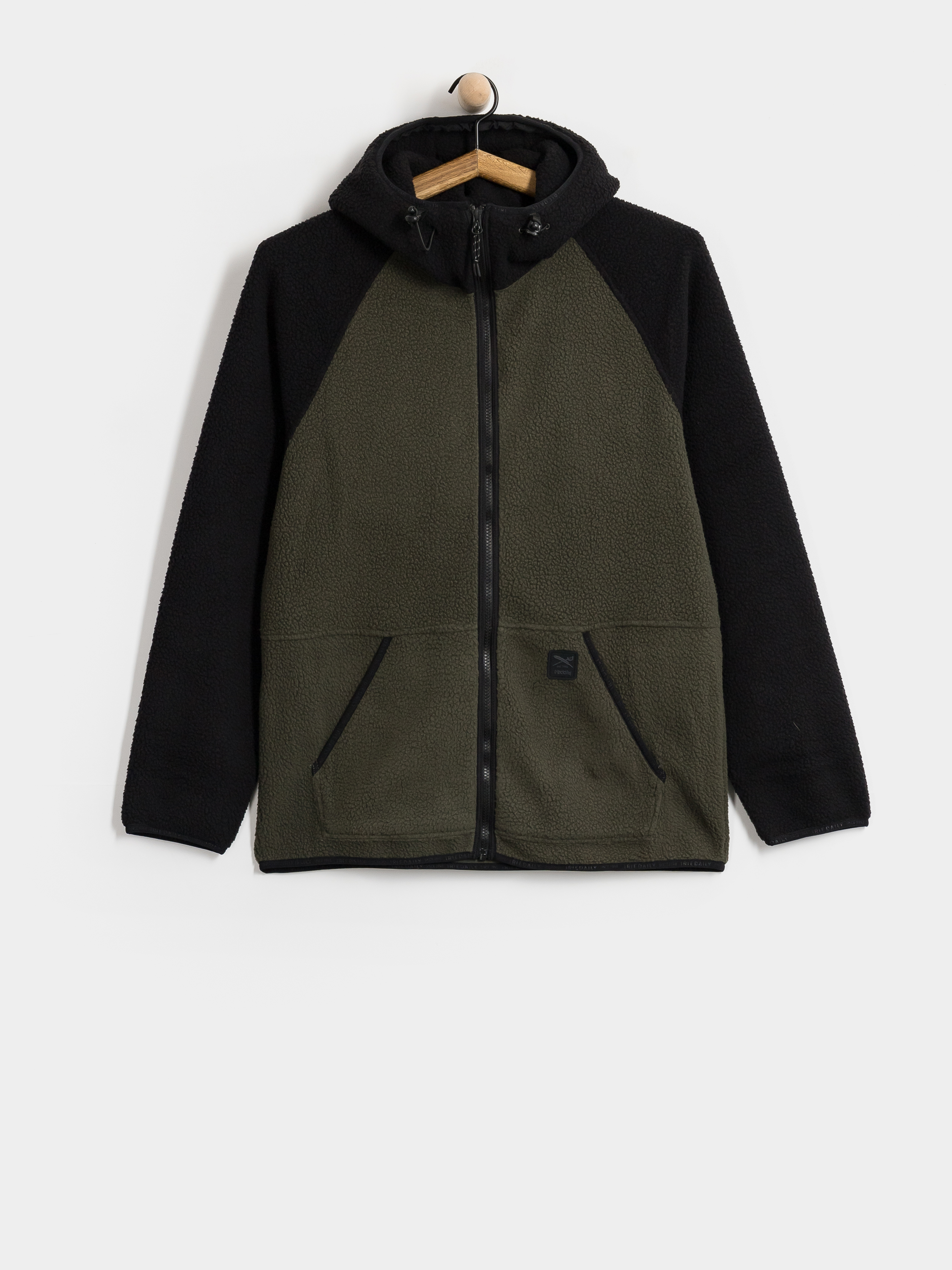 Iriedaily Quentin Fleece Polár pulóver (black olive)