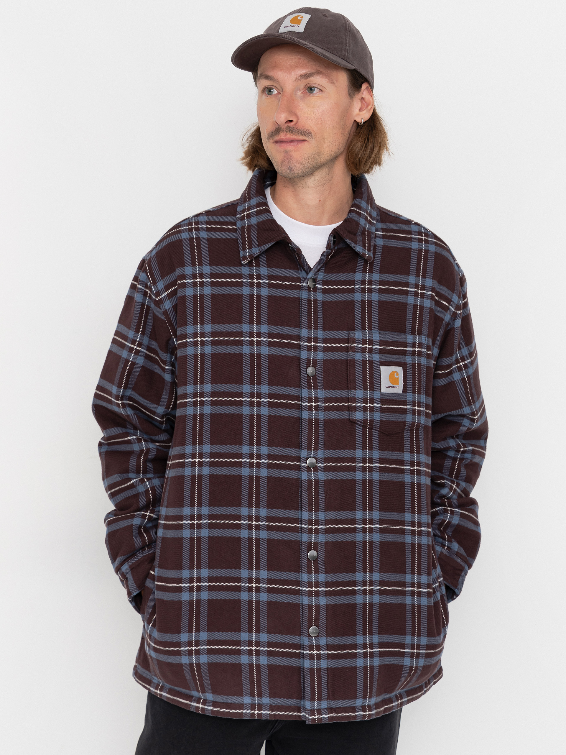 Dzseki Carhartt WIP Baird (baird check palisander)
