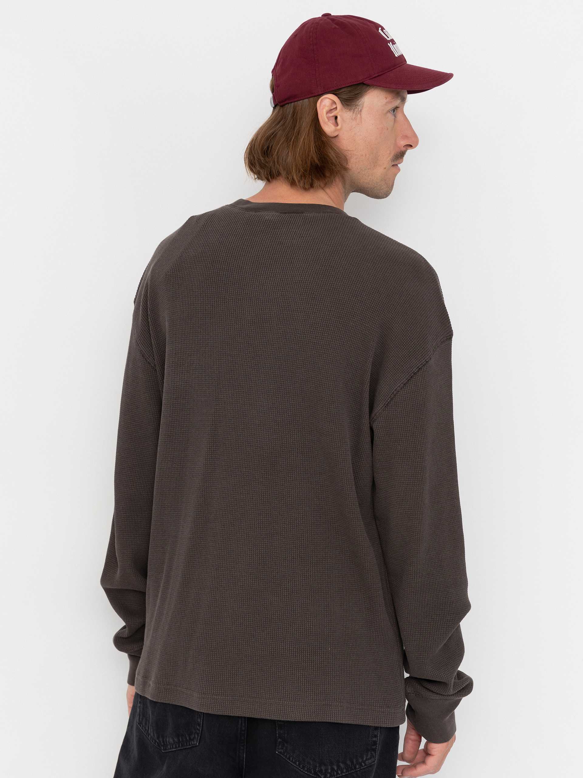 Carhartt WIP Vista Waffle Hosszú ujjú felső (tobacco/garment dyed)