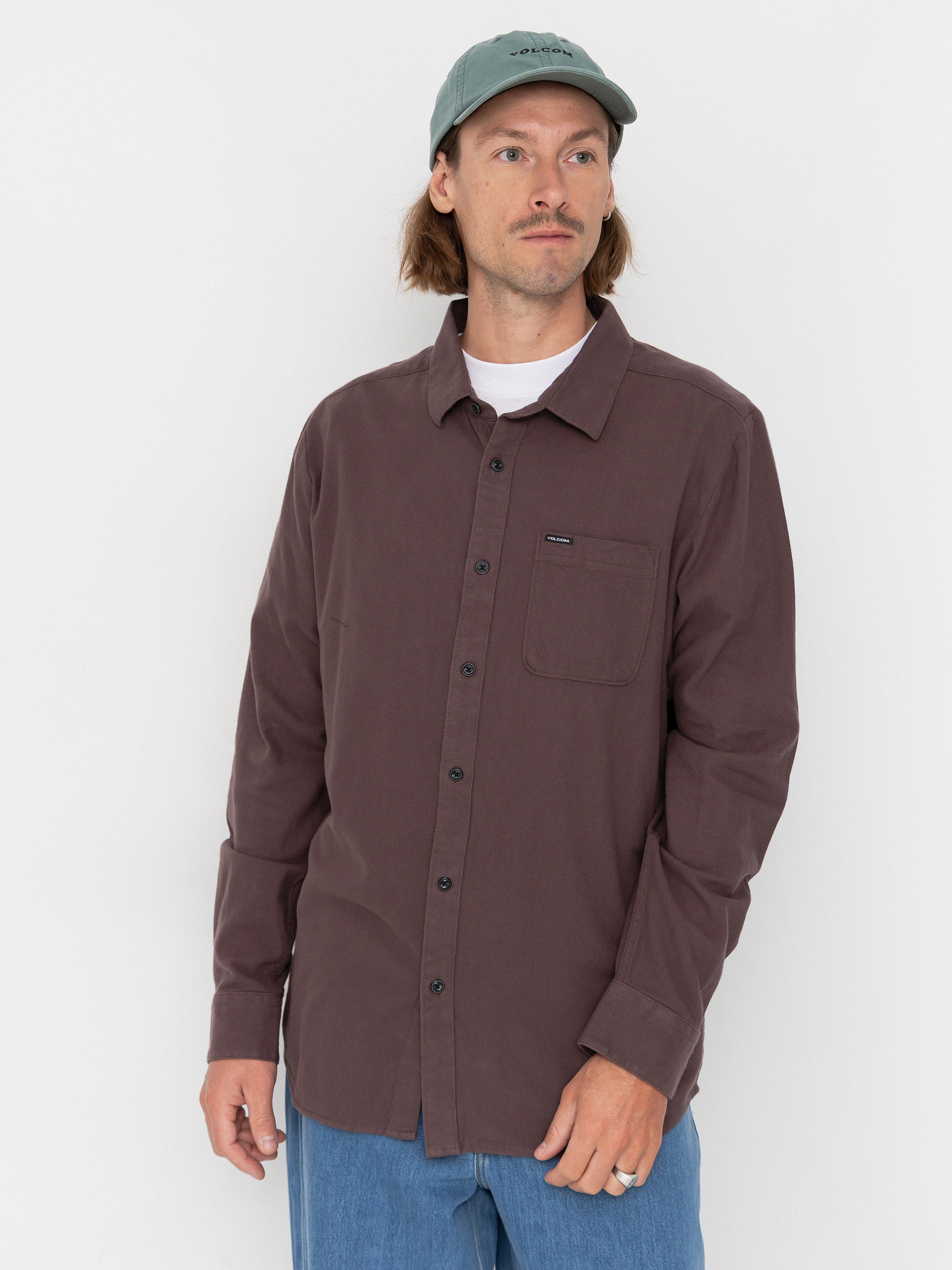 Volcom Caden Solid Ls Ing