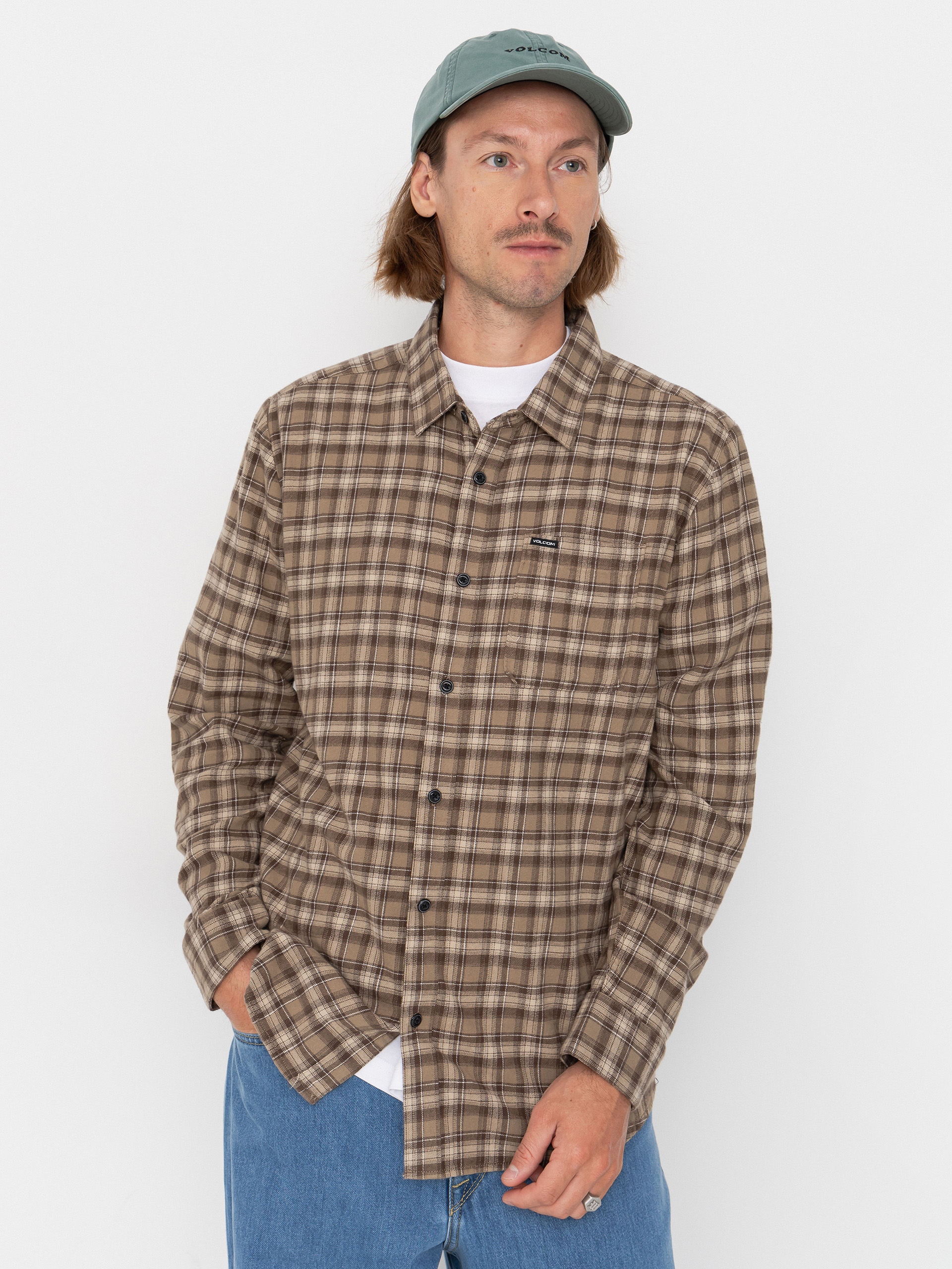 Volcom Caden Plaid Ls Ing