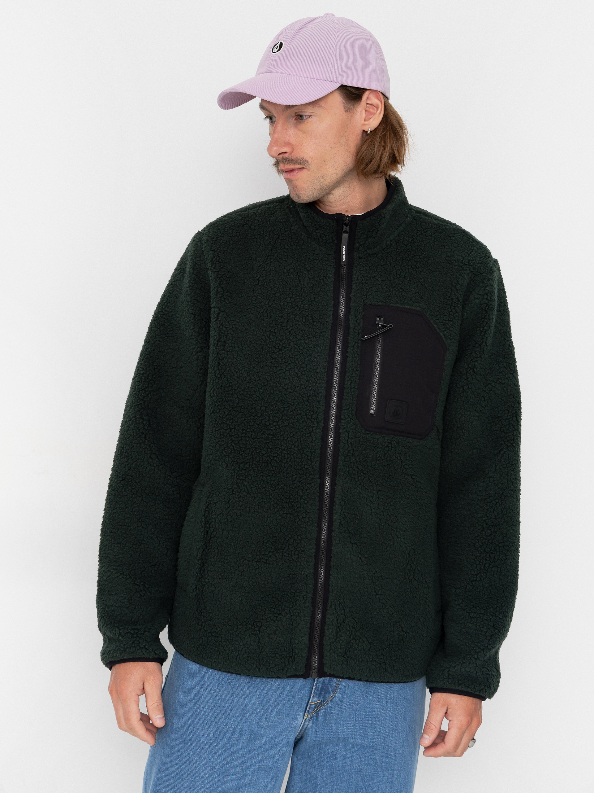 Volcom Muzzer Fuzzar Zip Pulóver