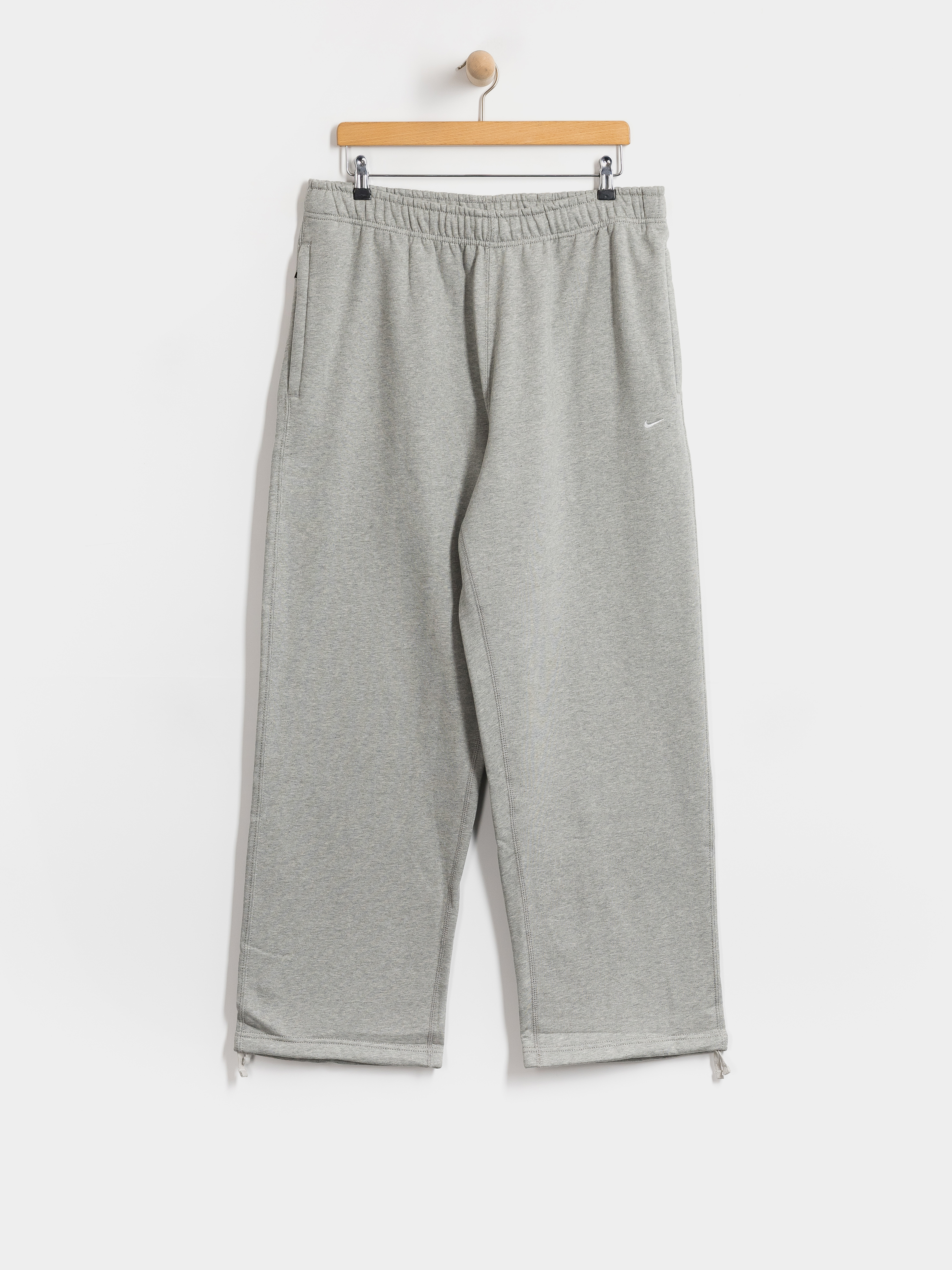 Nike SB Solo Swoosh Loose Kisnadrág (dk grey heather/lt smoke grey/white)