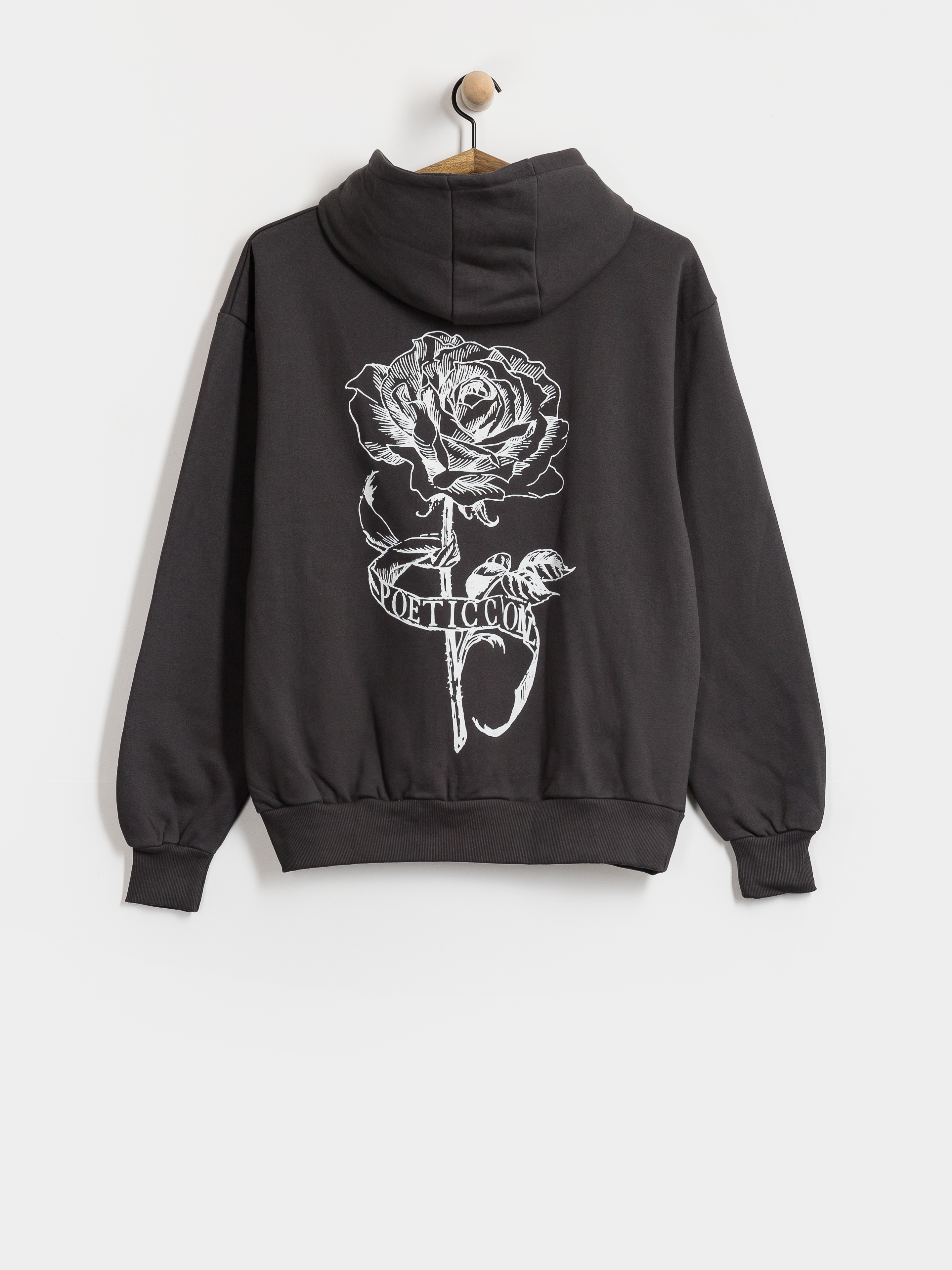 Poetic Collective Thinking About You HD Kapucnis pulóver (iron grey)