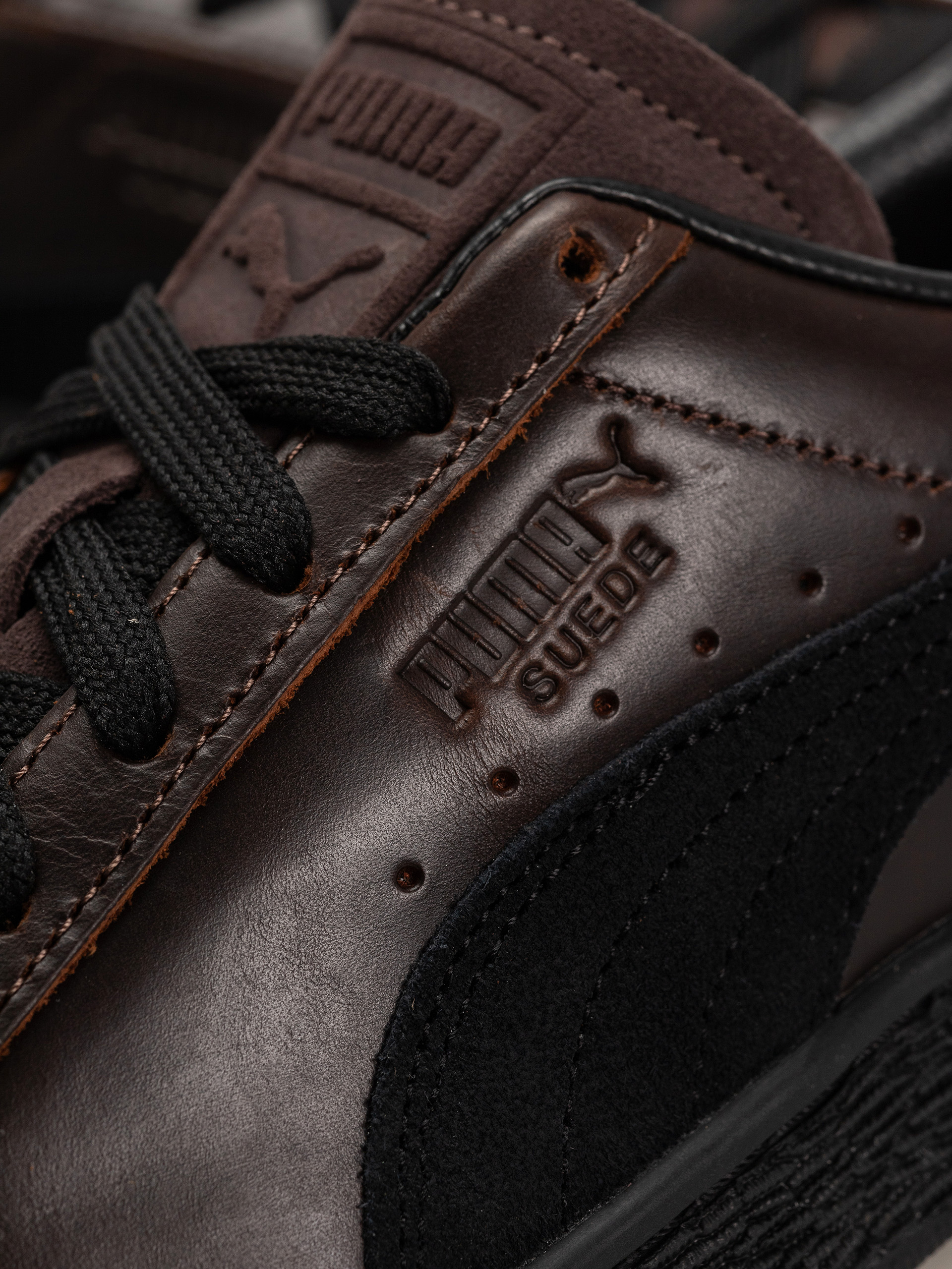 Puma Suede Dressed Cipők (leather brown/puma black)