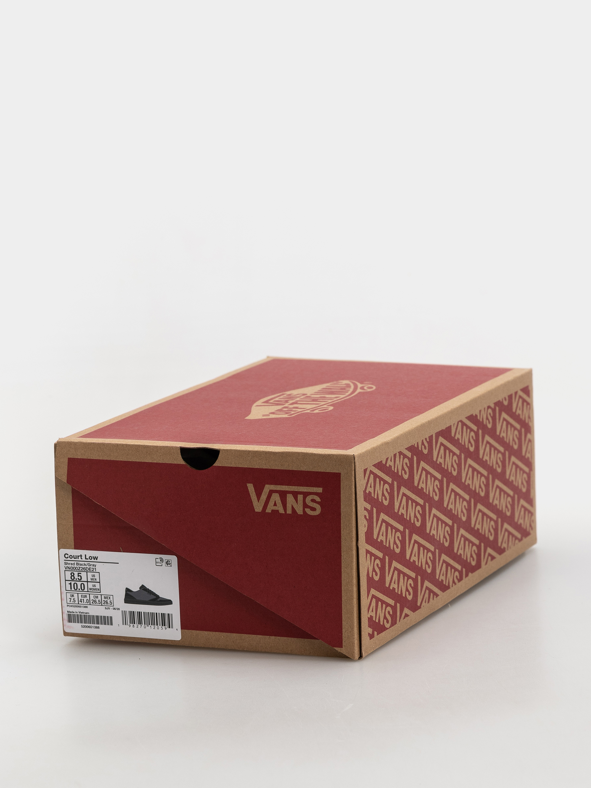 Vans Court Low Cipők (black/gray)