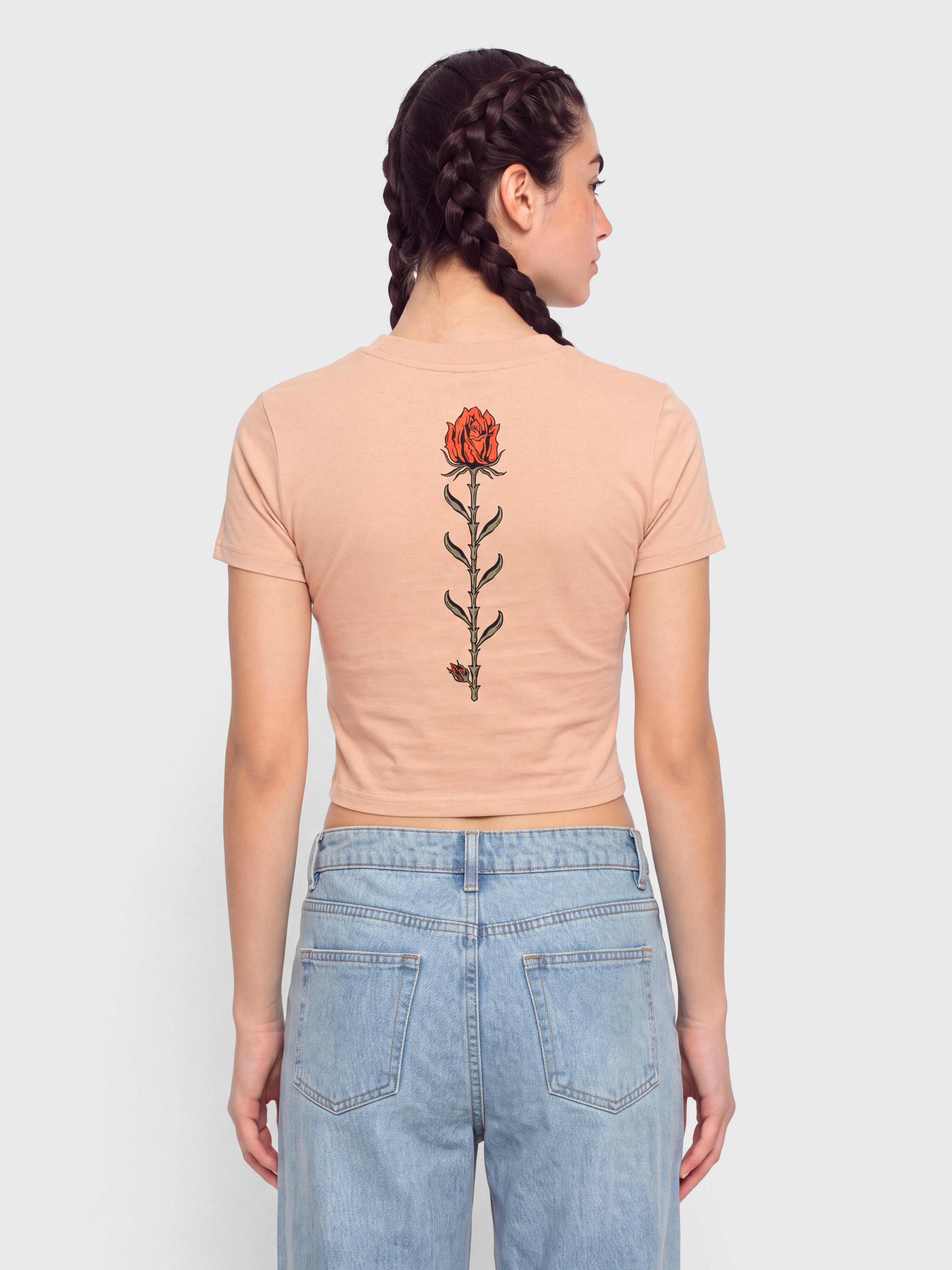 Volcom Dial Crop Wmn Póló (misty rose)