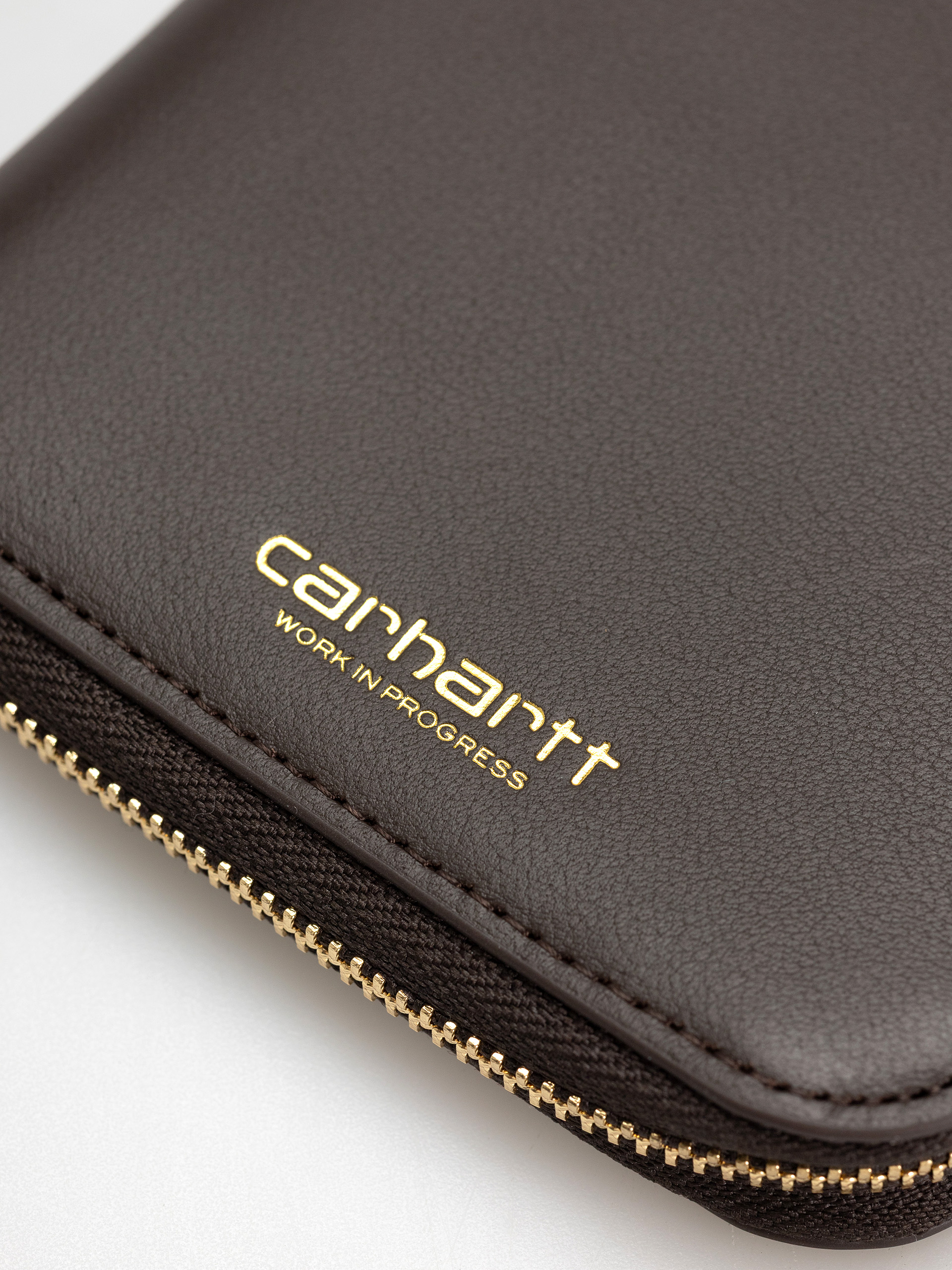 Carhartt WIP Leather Pénztárca (tobacco/gold)