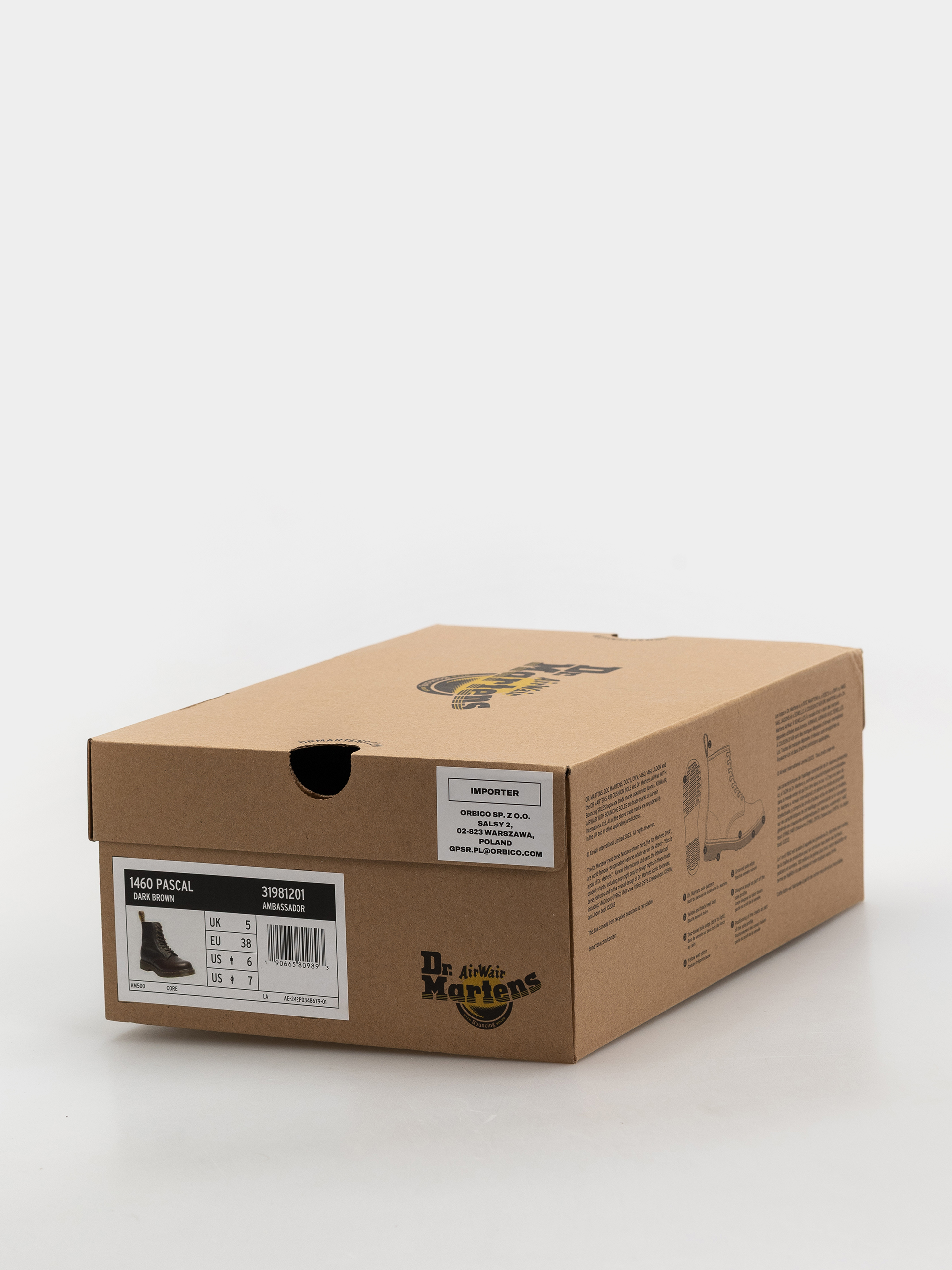Dr. Martens 1460 Pascal Cipők (dark brown)