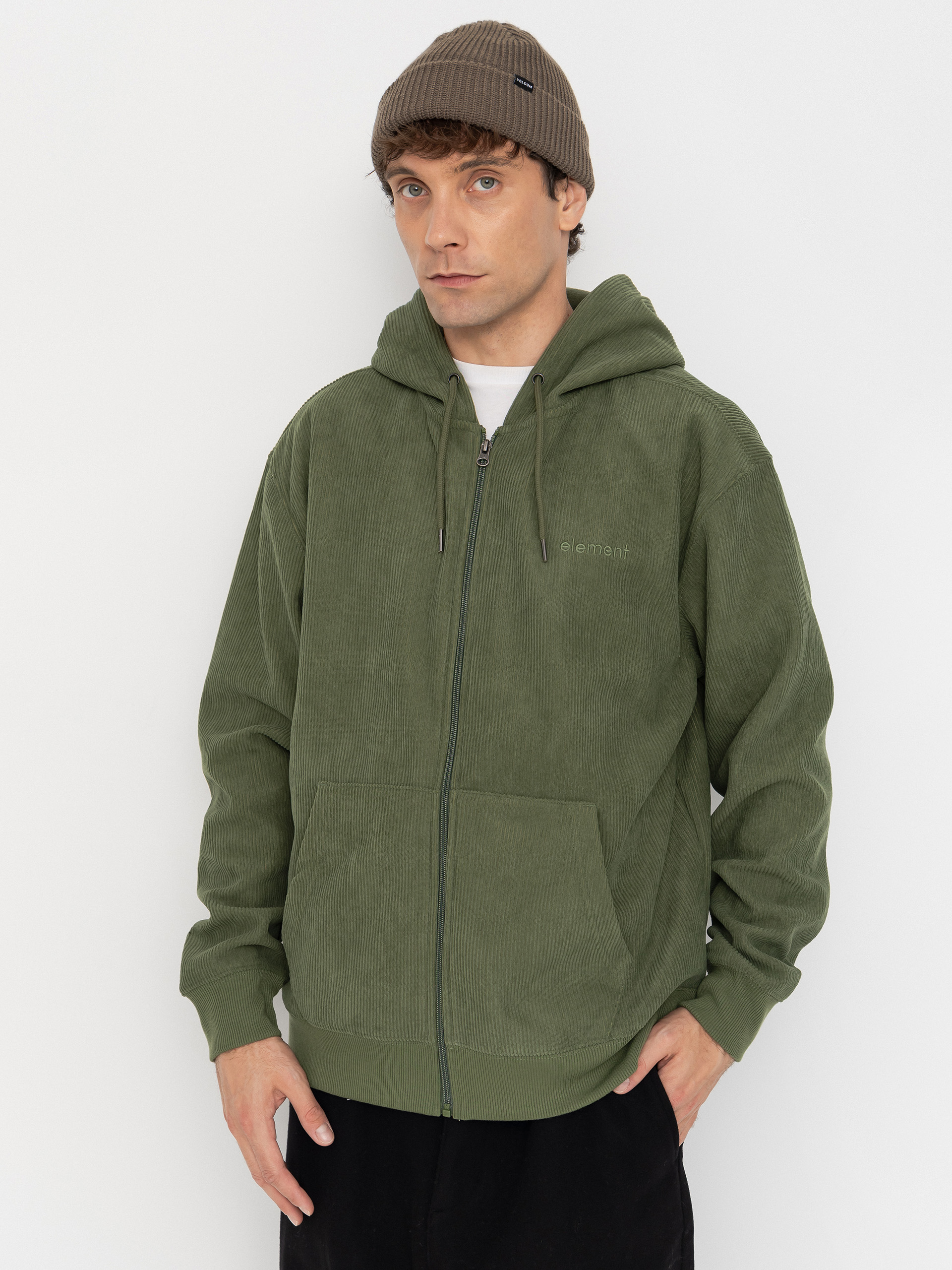 Kapucnis pulóver Element Lowcase Corduroy ZHD