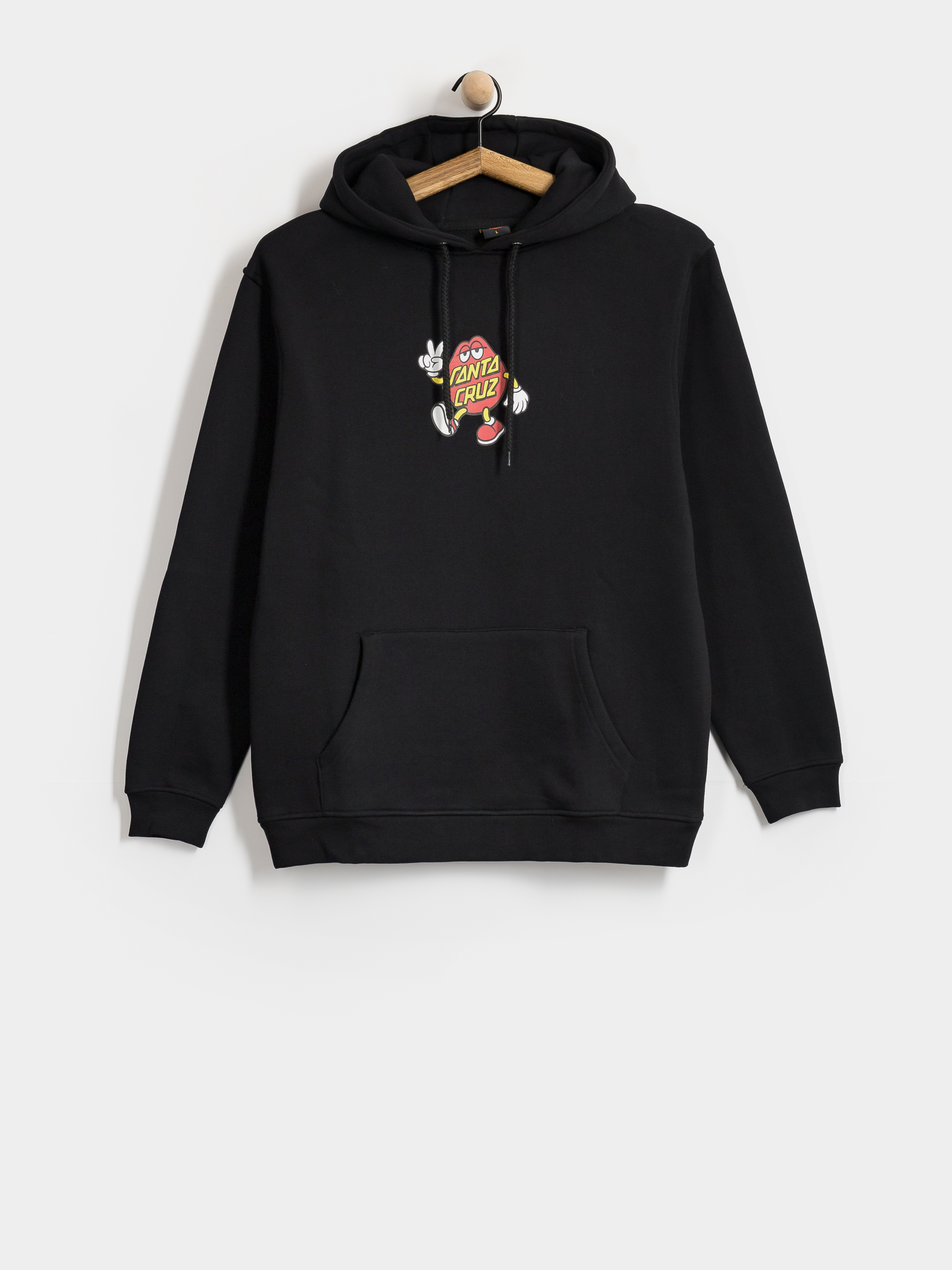 Kapucnis pulóver Santa Cruz Dot Guy Front HD (black)