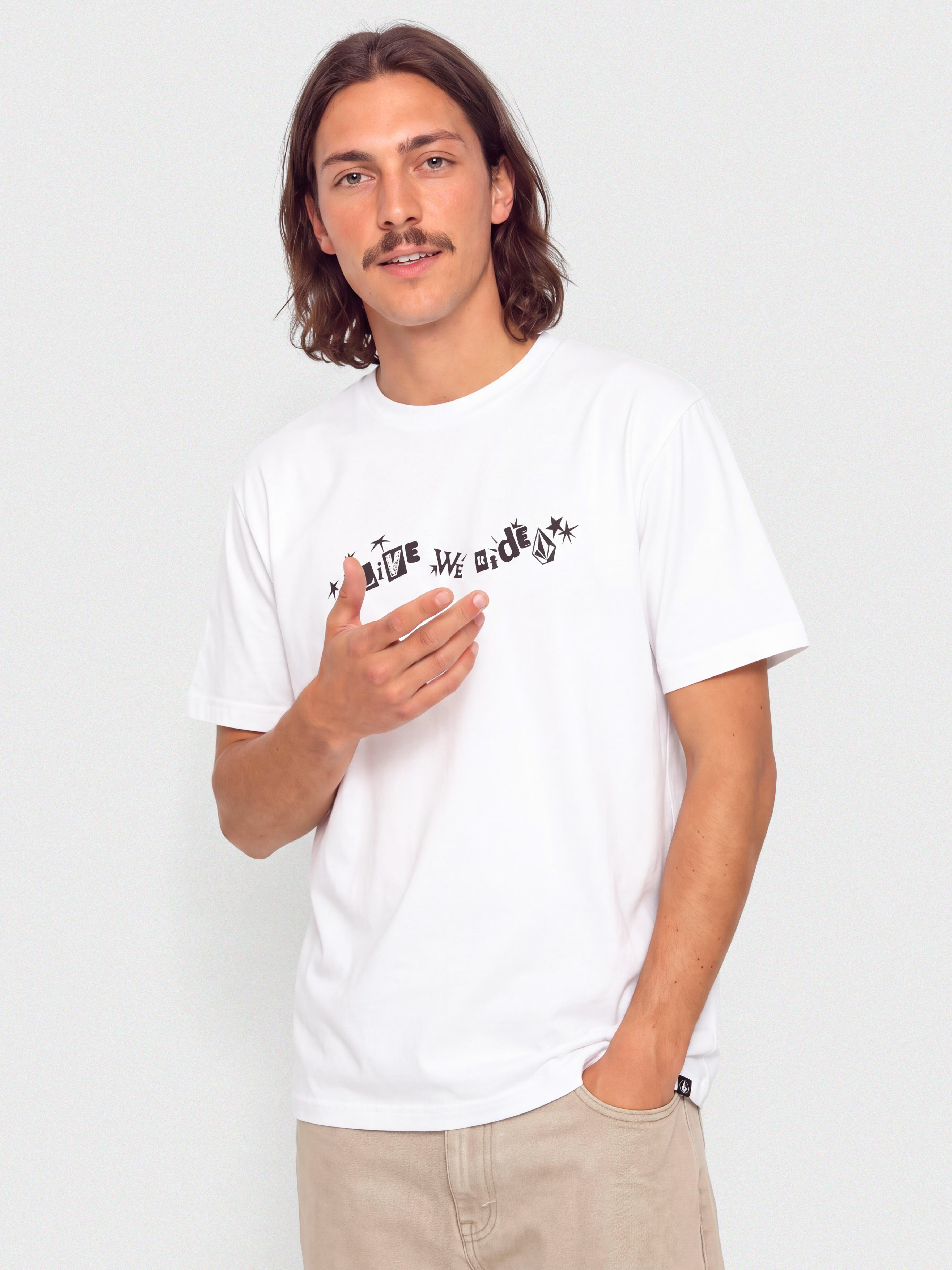 Póló Volcom Alive We Ride Lse