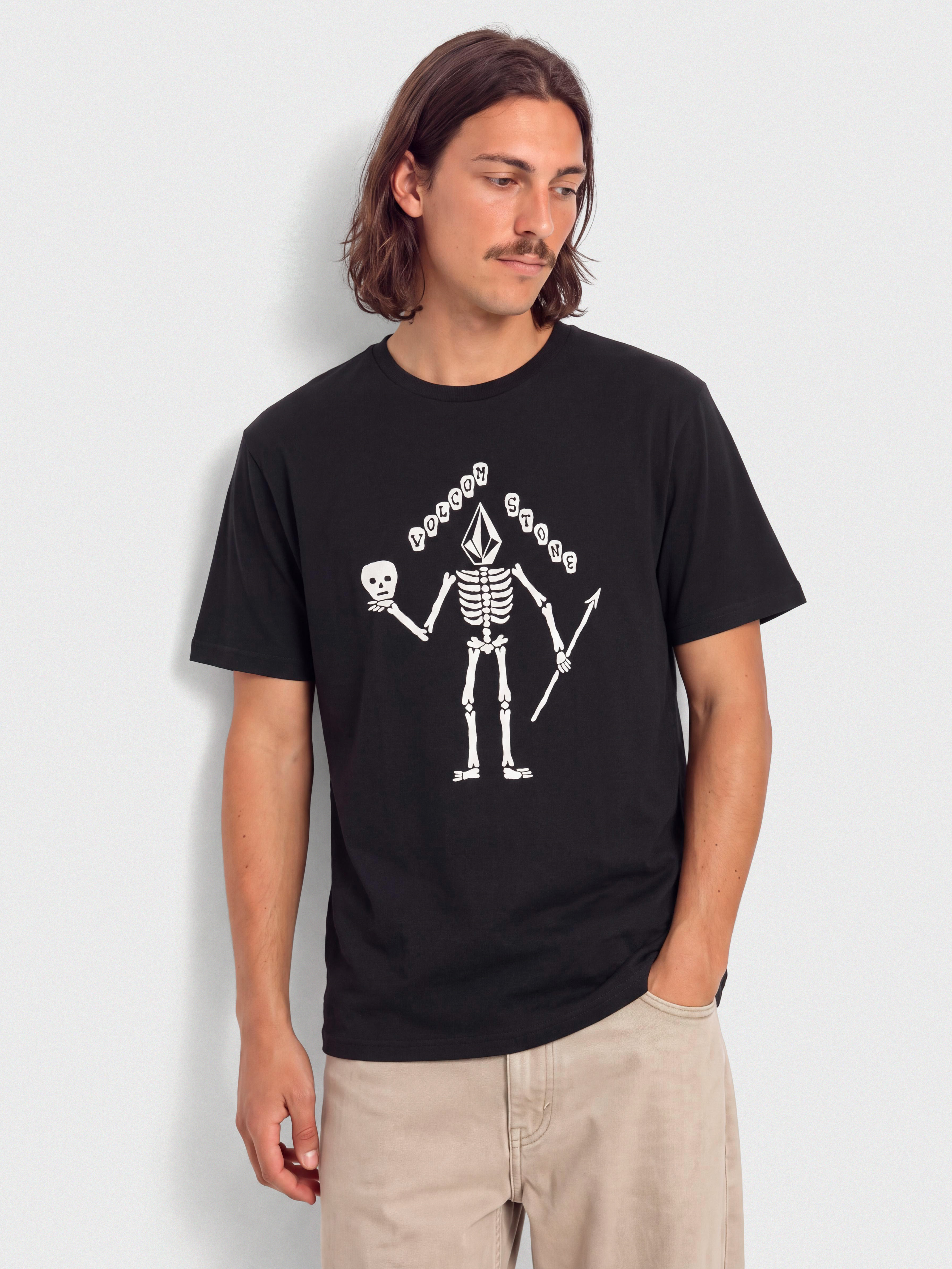 Volcom Felix Skull Bsc Póló (black)