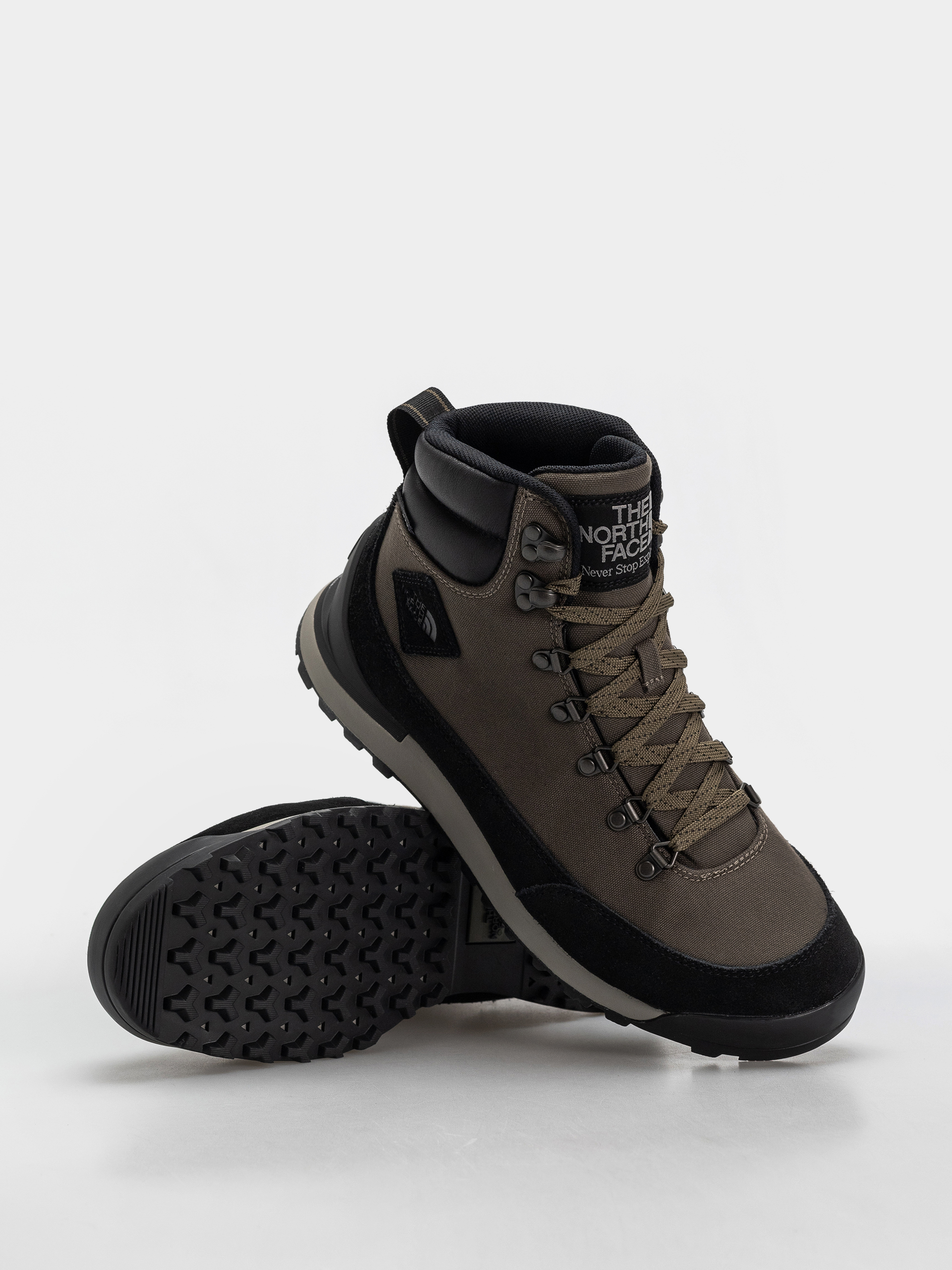 The North Face Back To Berkeley Iv Textile Wp Cipők (new taupe green/tnf black)