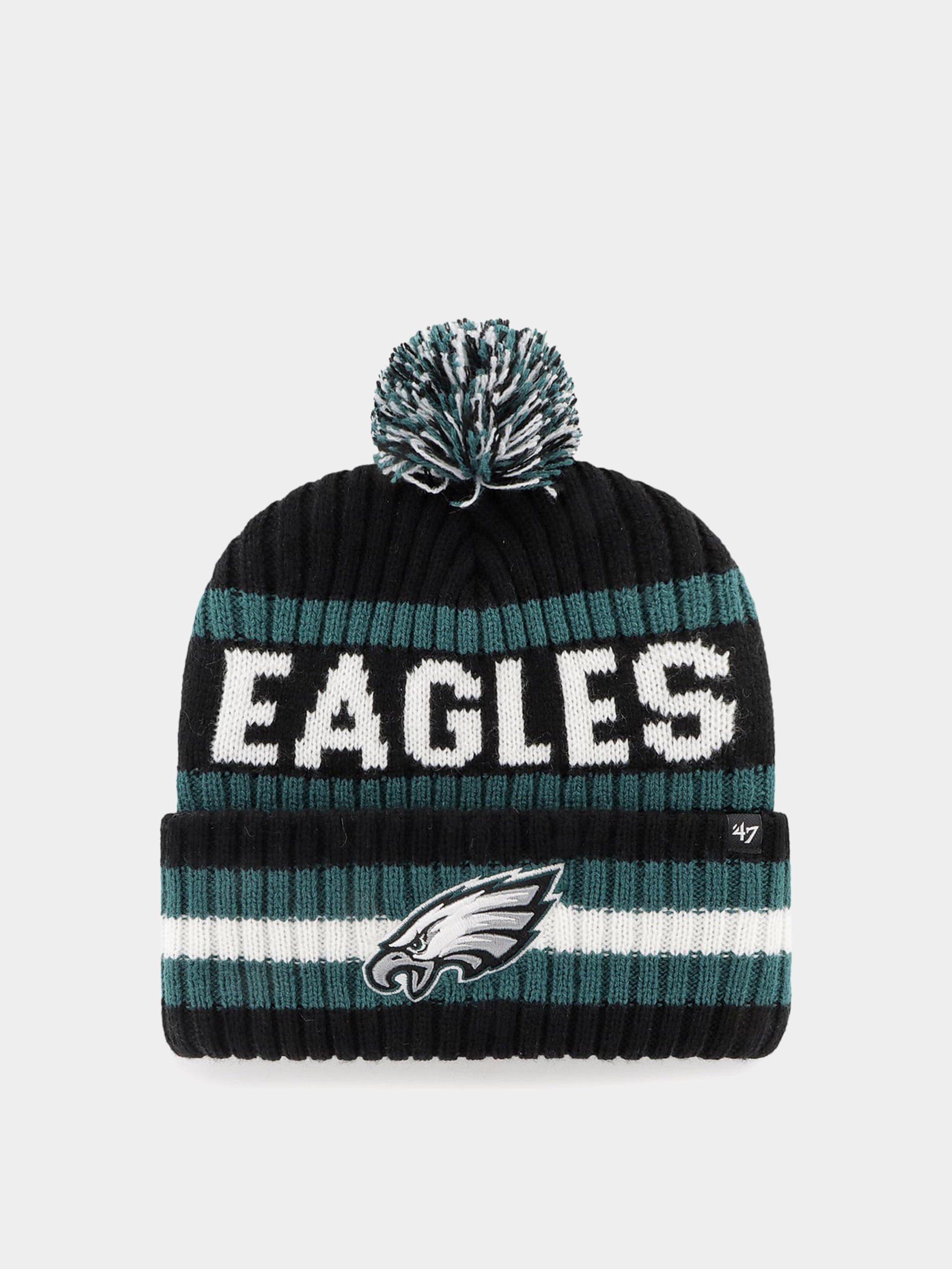 Sapka 47 Brand Bering Cuff Knit Philadelphia Eagles (black)