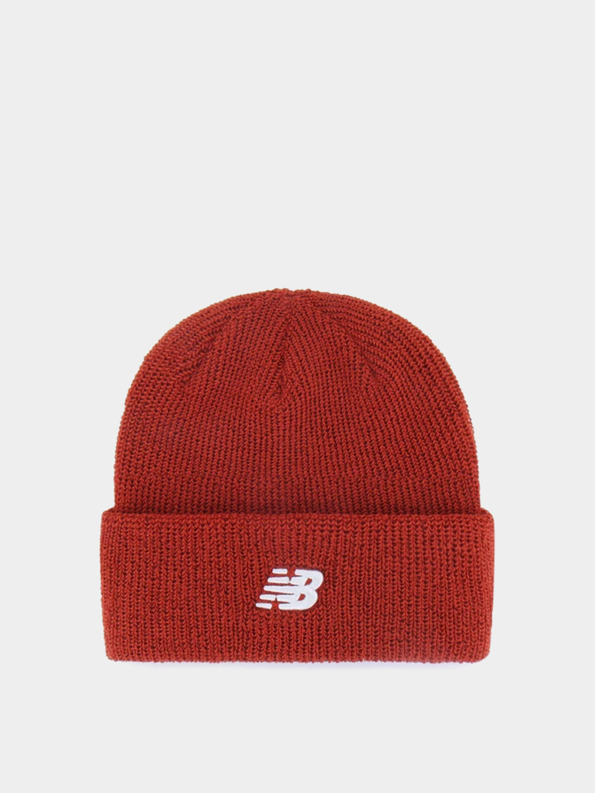 Sapka 47 Brand X NB Core Cuff Knit (hot tomato w/ white)