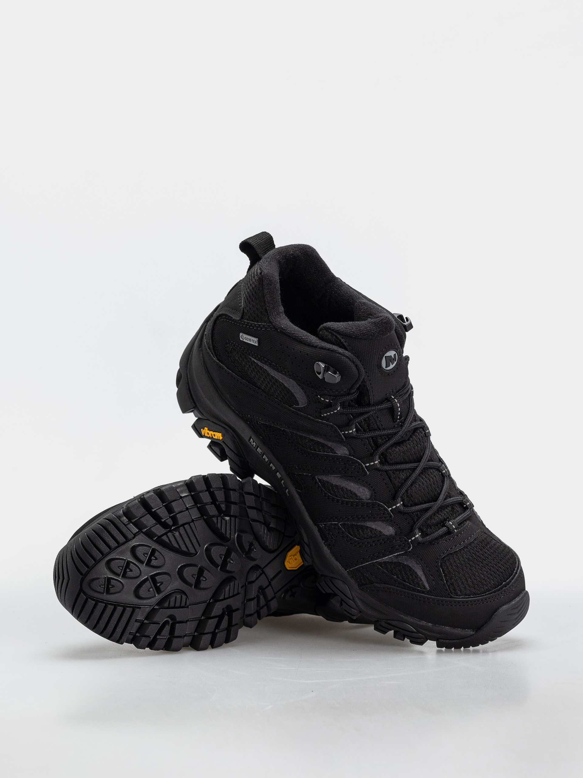 Merrell Moab 3 Syn Mid Cipők (triple black)