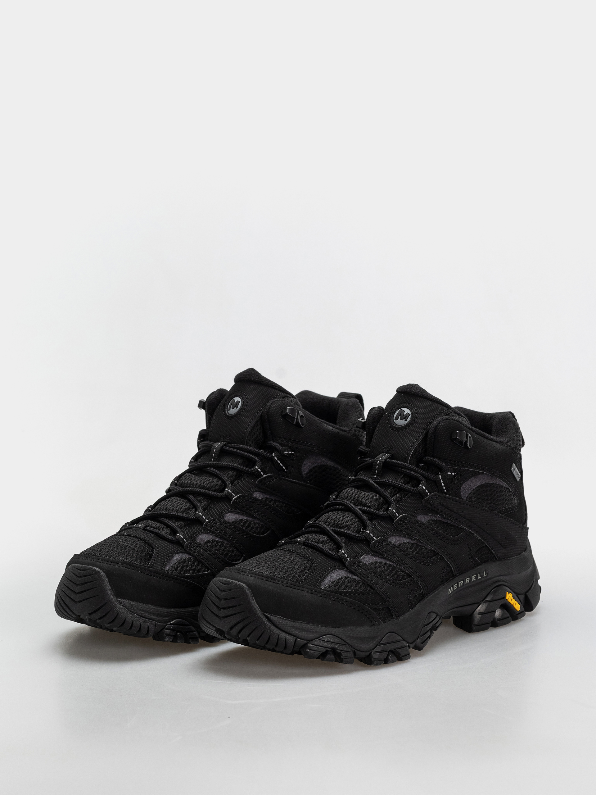 Merrell Moab 3 Syn Mid Cipők (triple black)