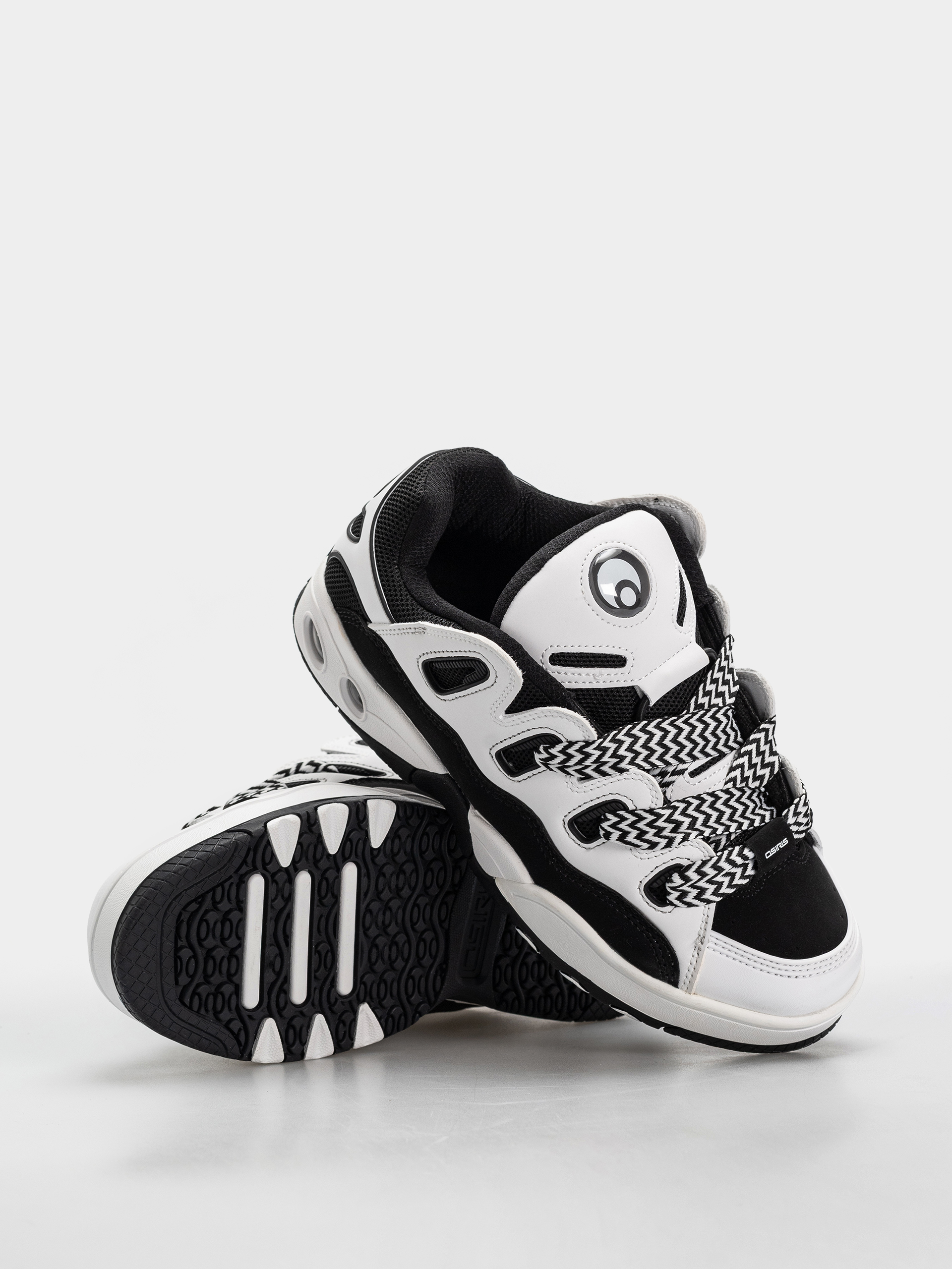Osiris D3 OG Cipők (black/white/zigzag)