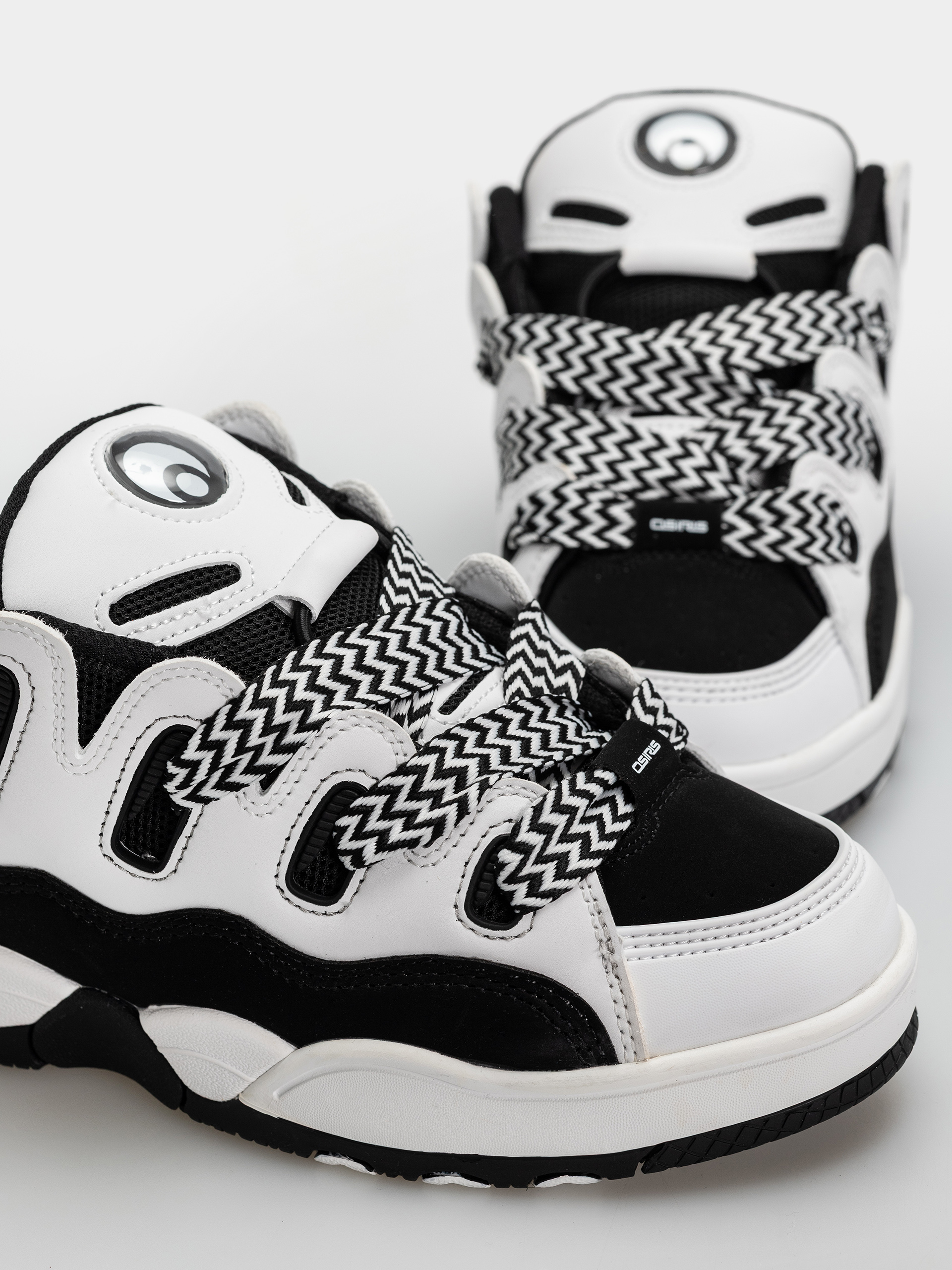 Osiris D3 OG Cipők (black/white/zigzag)