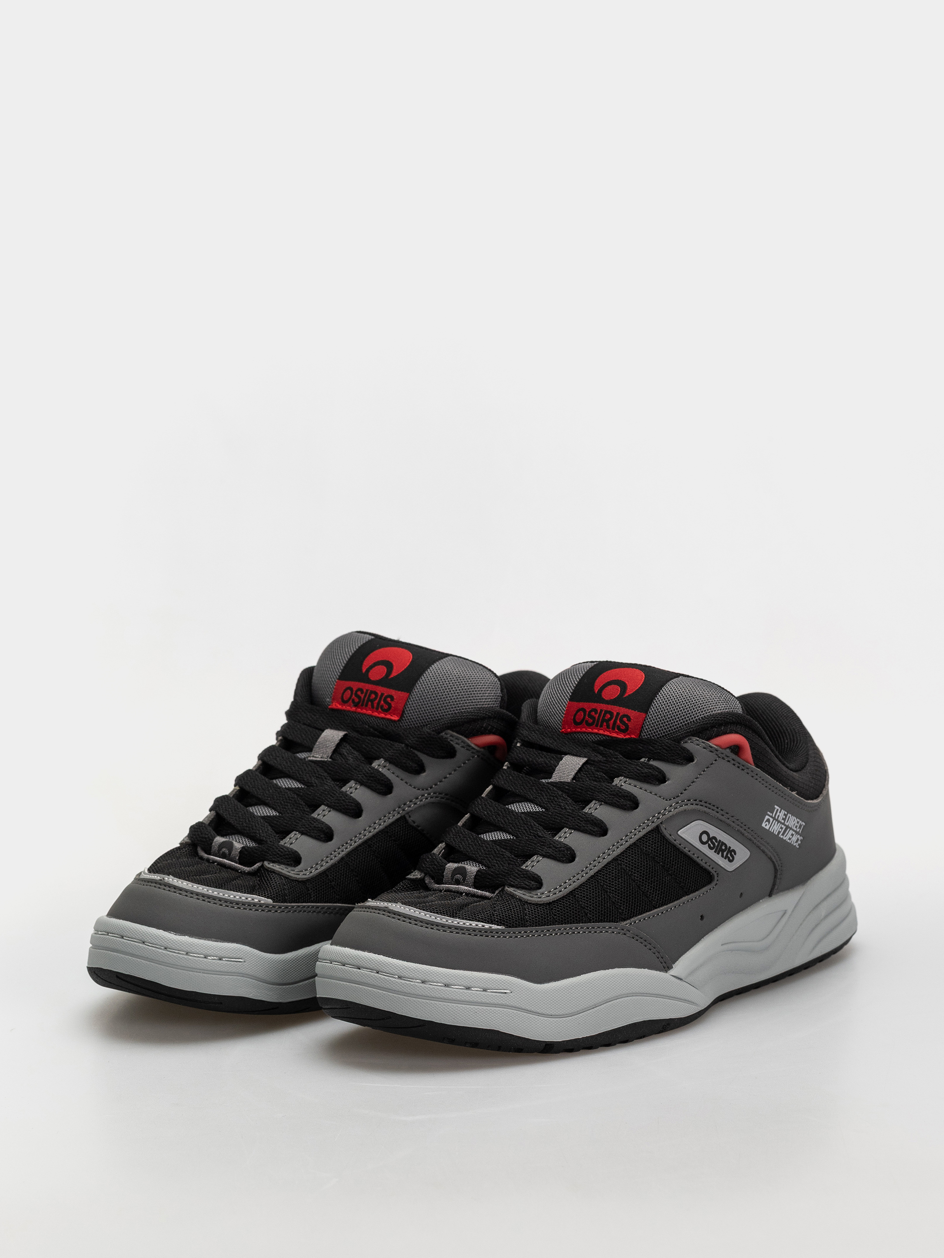 Osiris Flux Cipők (charcoal/black/red)