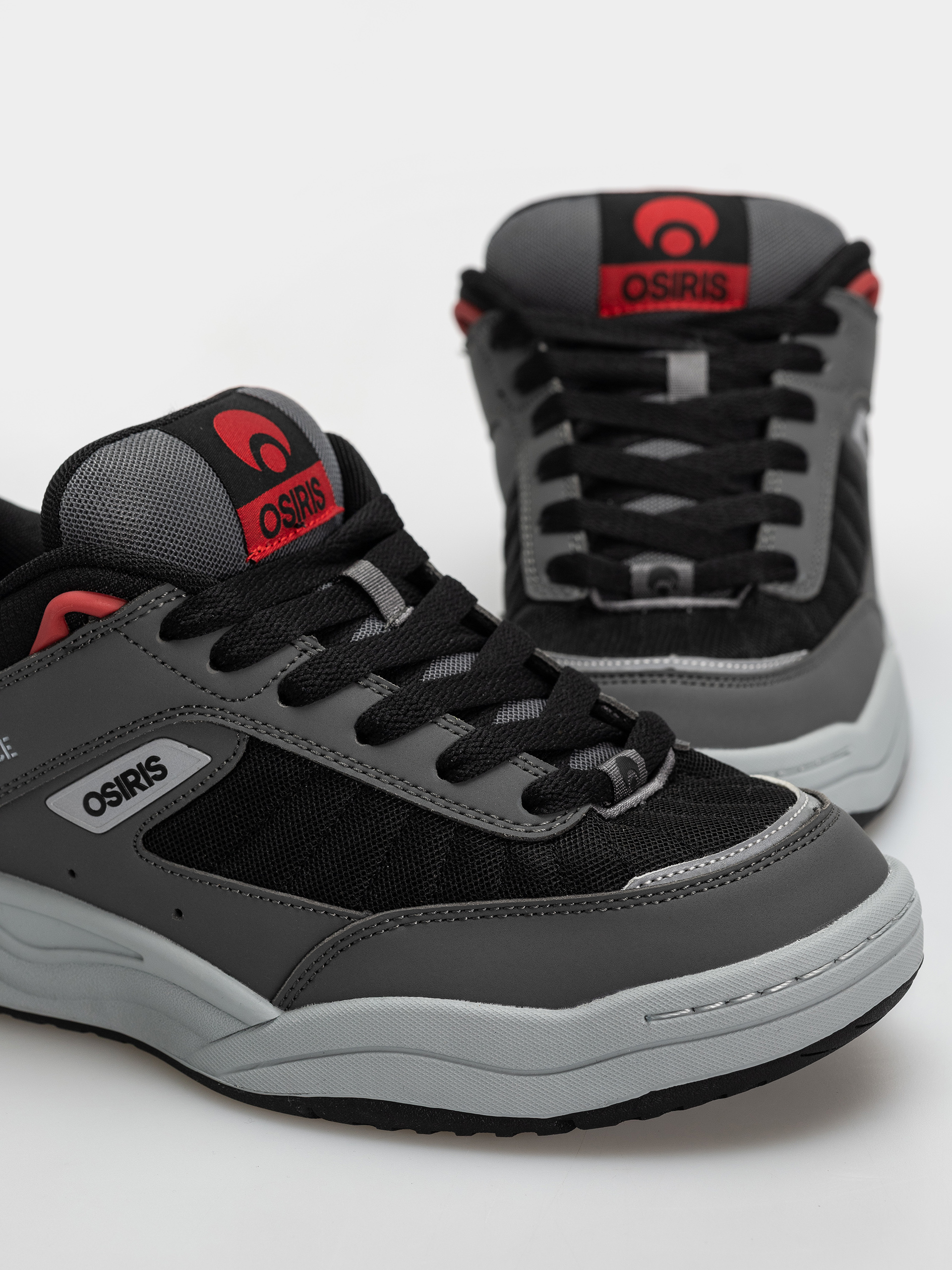 Osiris Flux Cipők (charcoal/black/red)