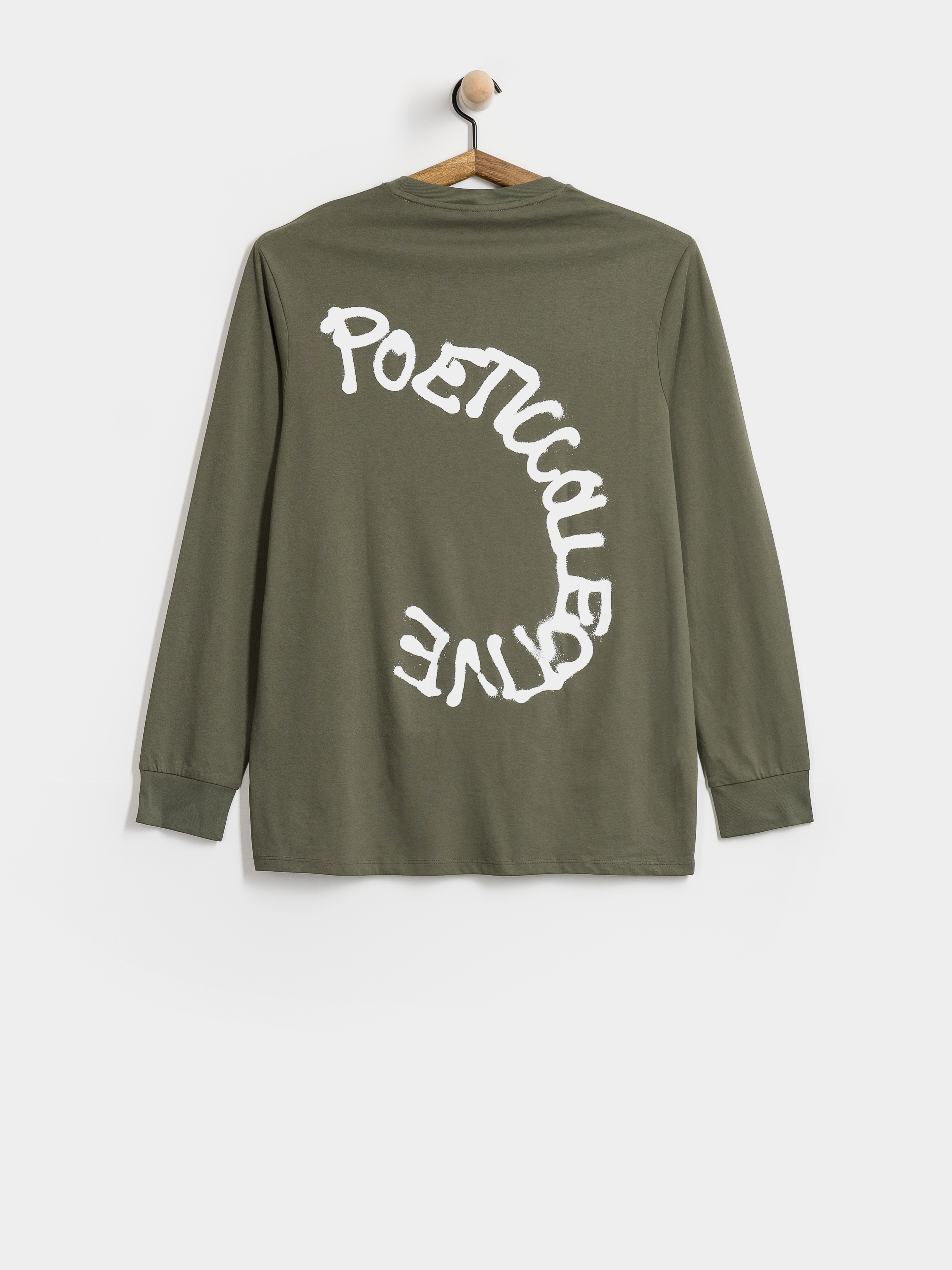 Poetic Collective Spray Hosszú ujjú felső  (olive)