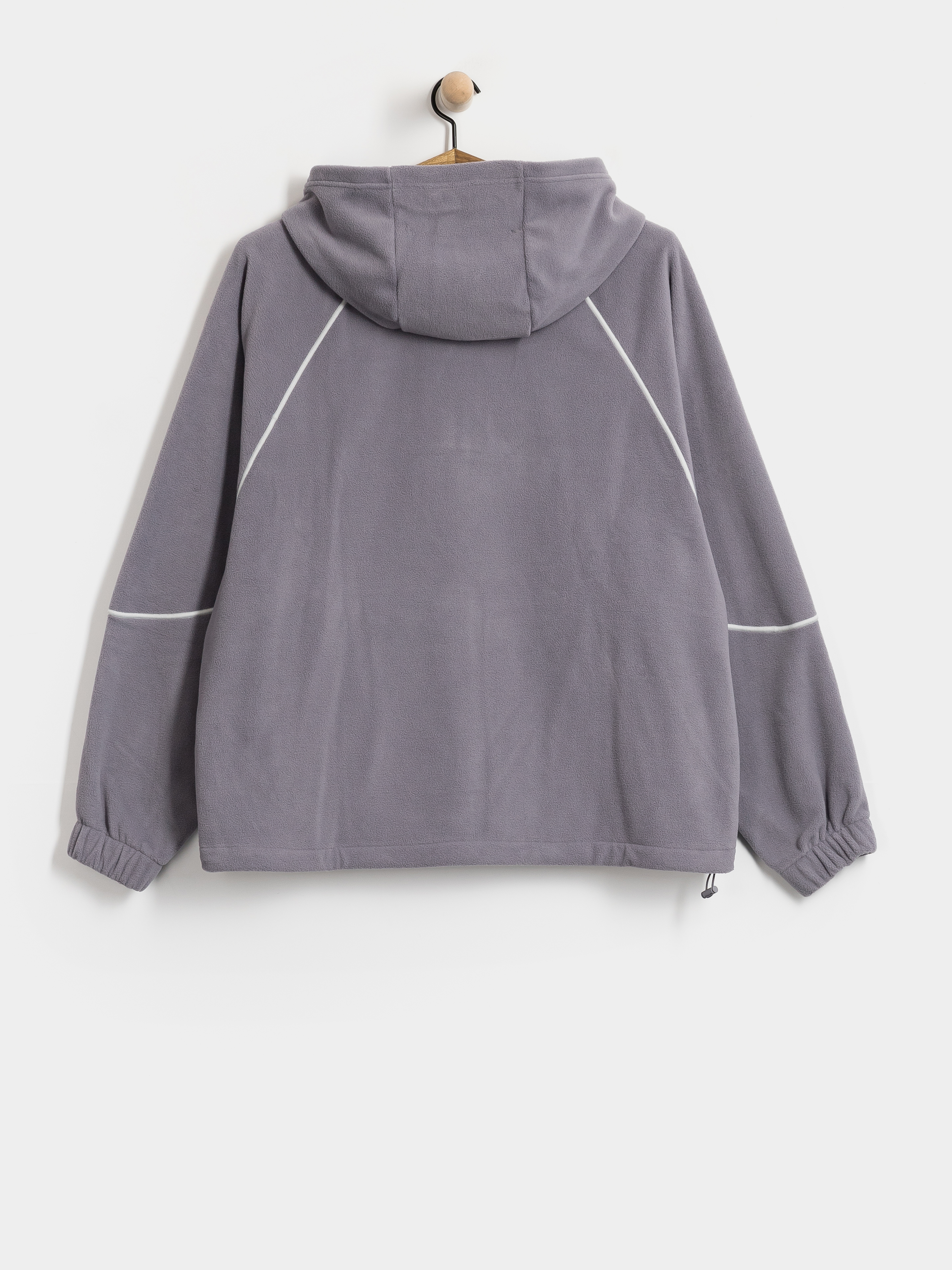 New Balance Trackside Polar Fleece HD Kapucnis pulóver (off line grey)