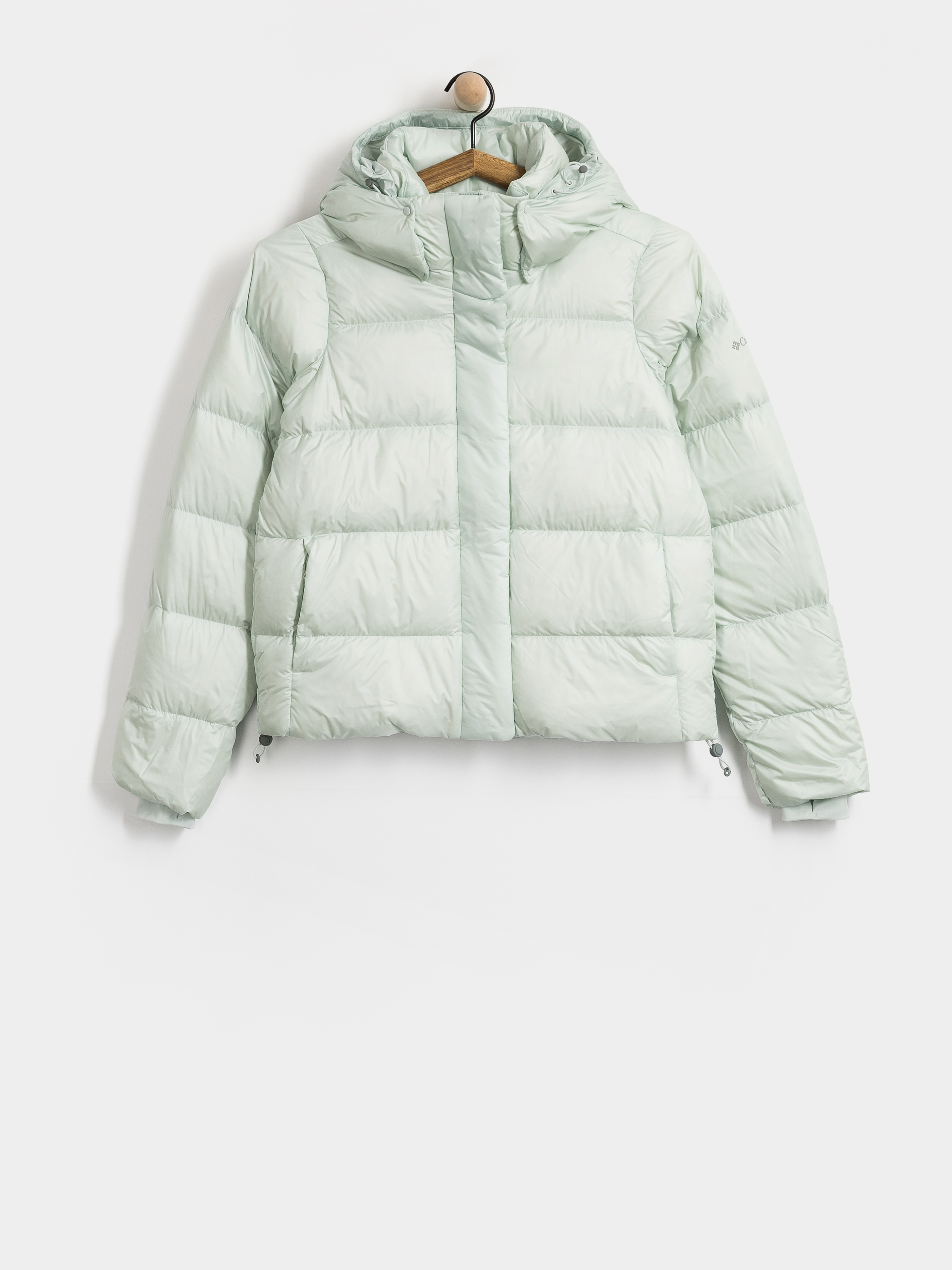Columbia Amaze Puff Hooded Wmn Dzseki (tea light pearl)