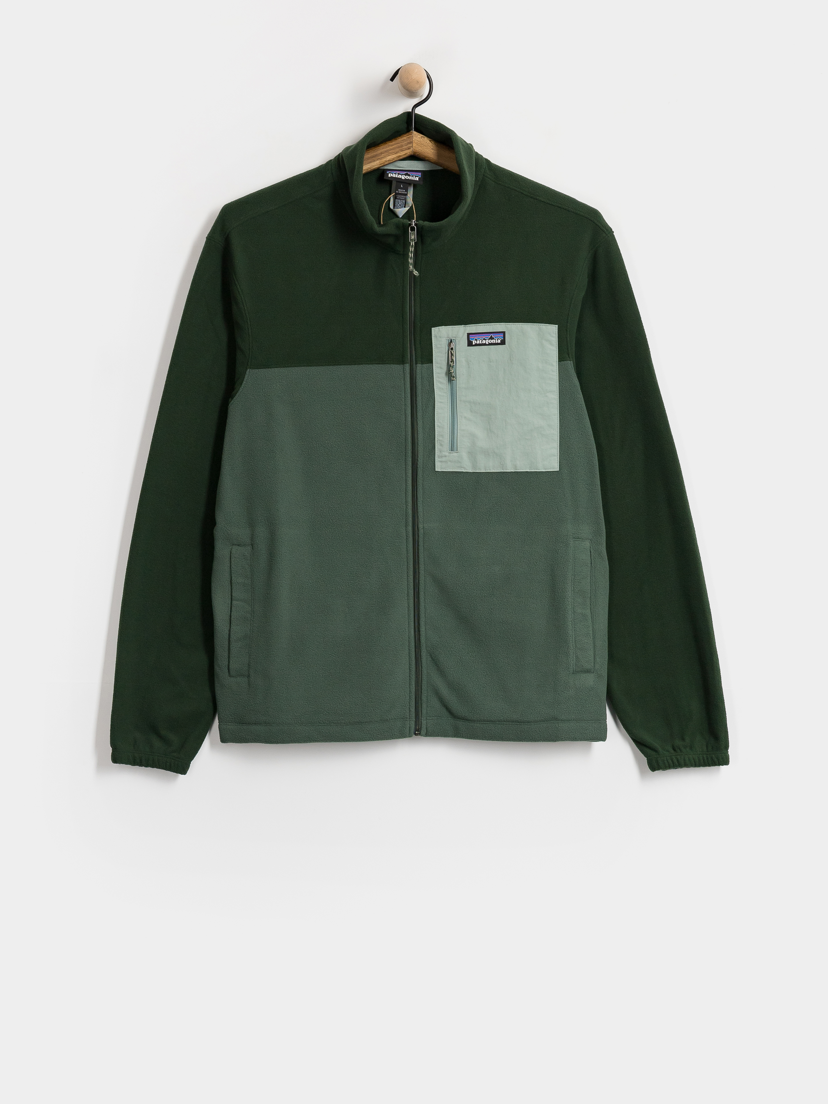 Patagonia Micro D Patch Pocket Dzseki (canopy green)
