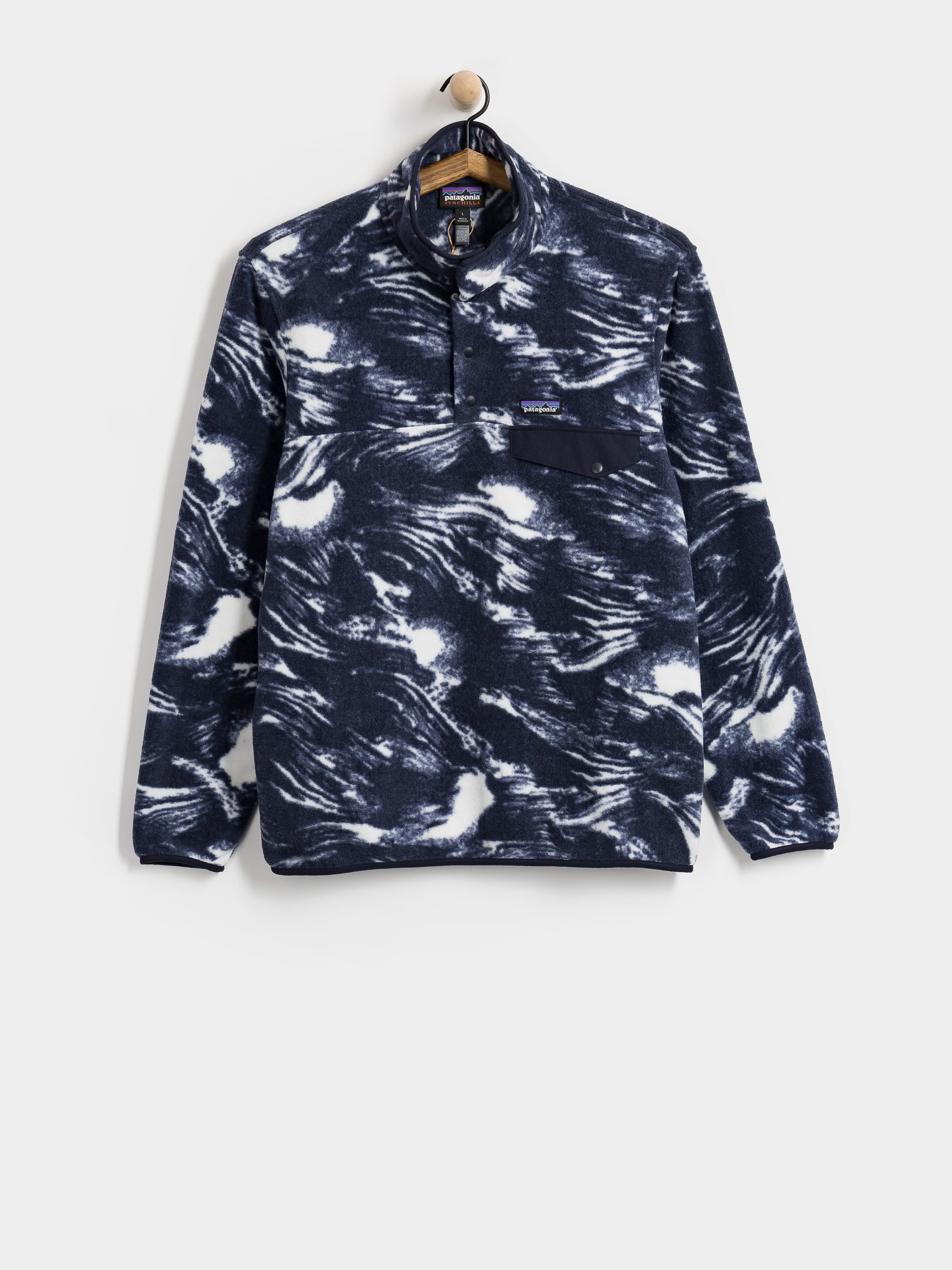 Patagonia LW Synch Snap T Polu00e1r pulu00f3ver (polar breeze sunken blue)