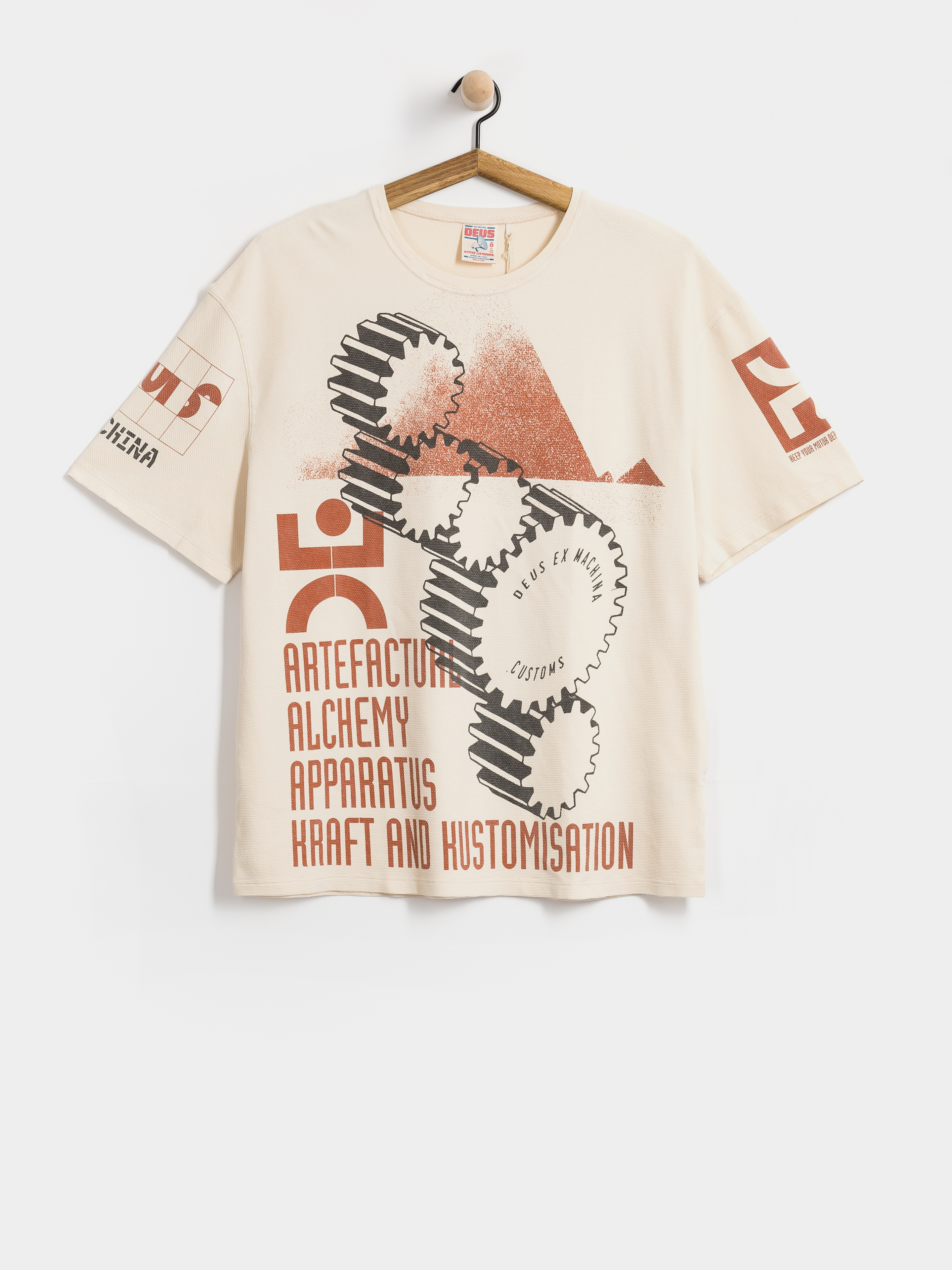 Deus Ex Machina Merz Póló (dirty white)