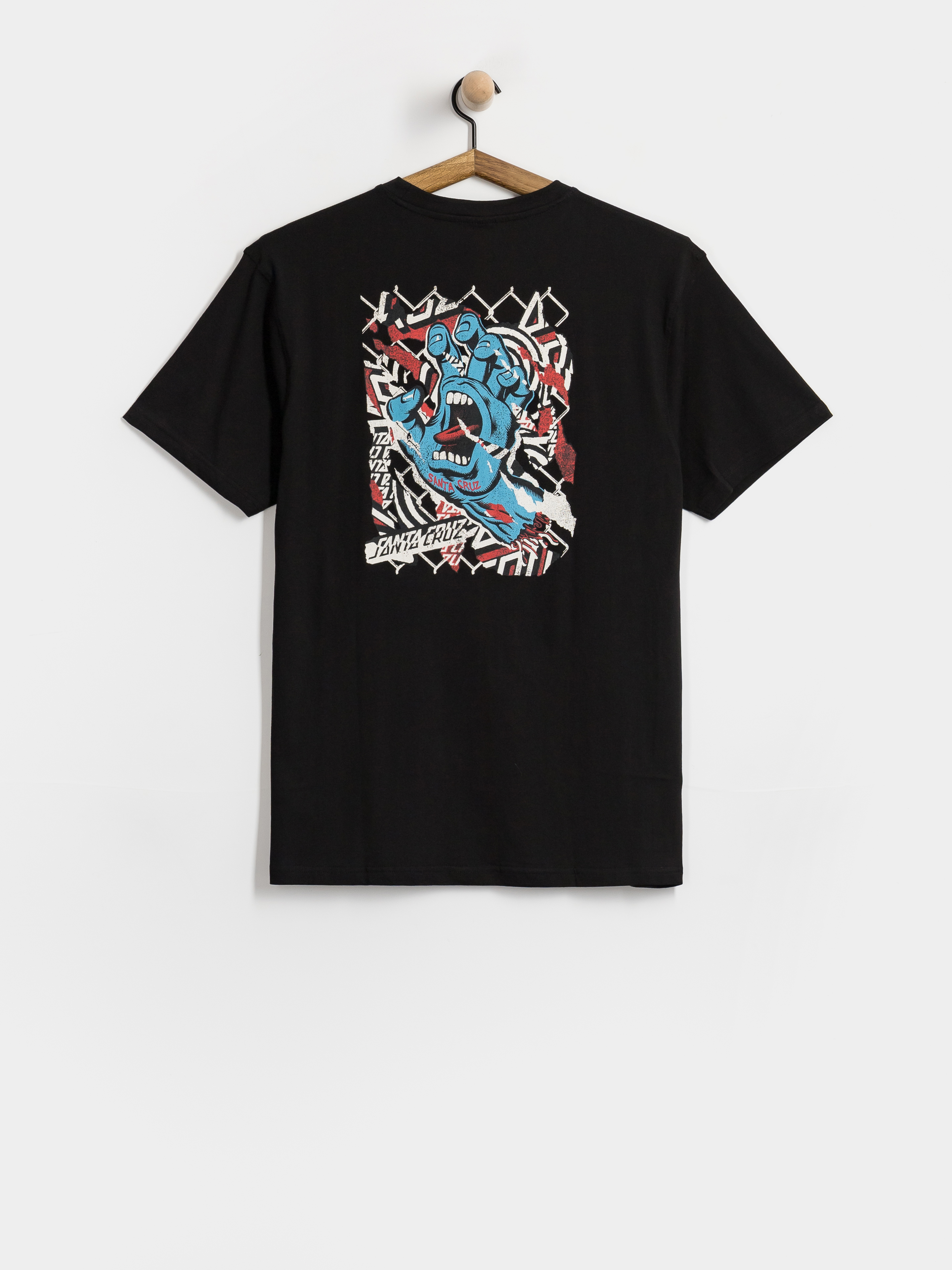 Santa Cruz Damaged Hand Póló (black)