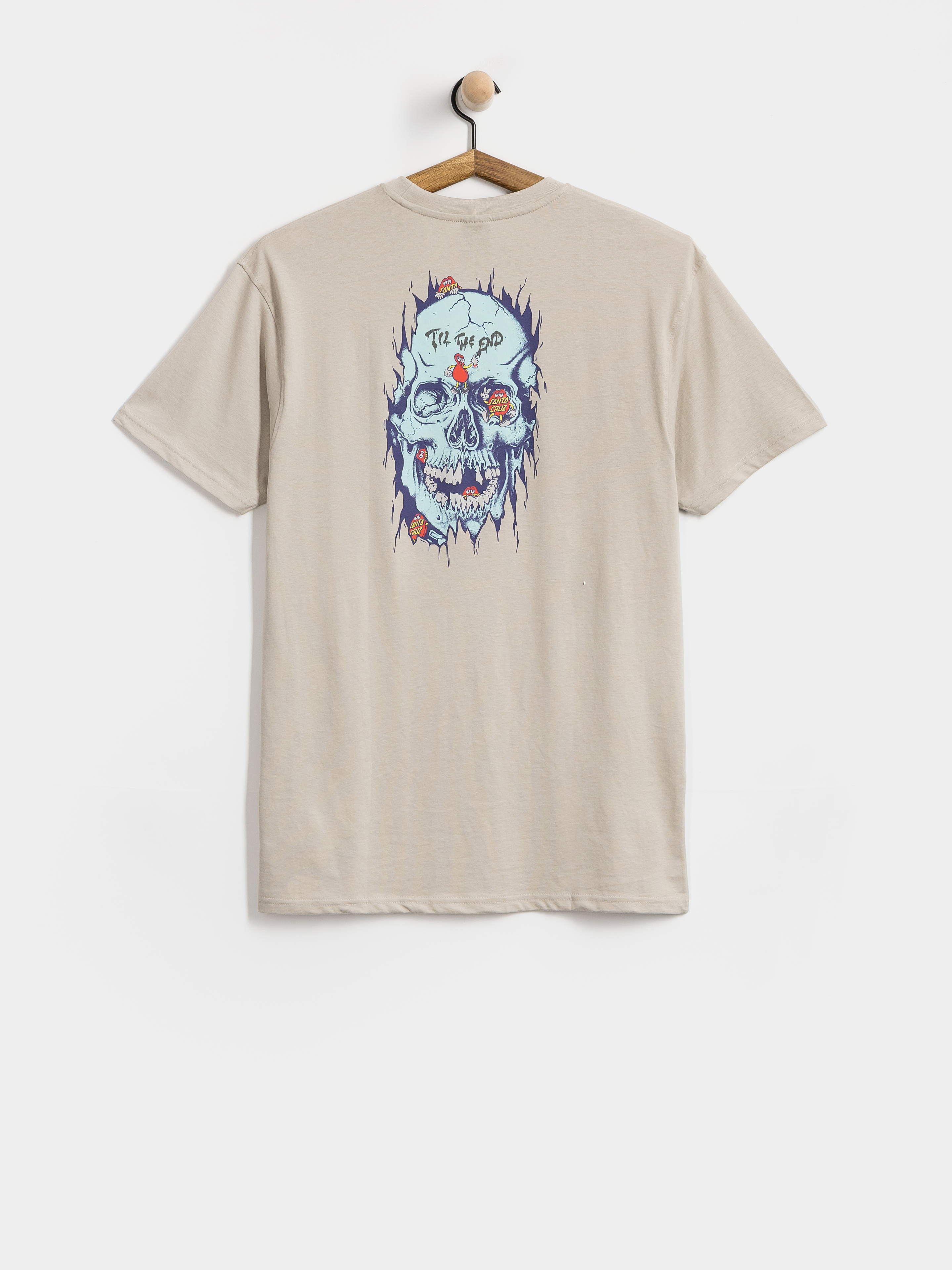 Santa Cruz Dot Dudes Póló (warm grey)