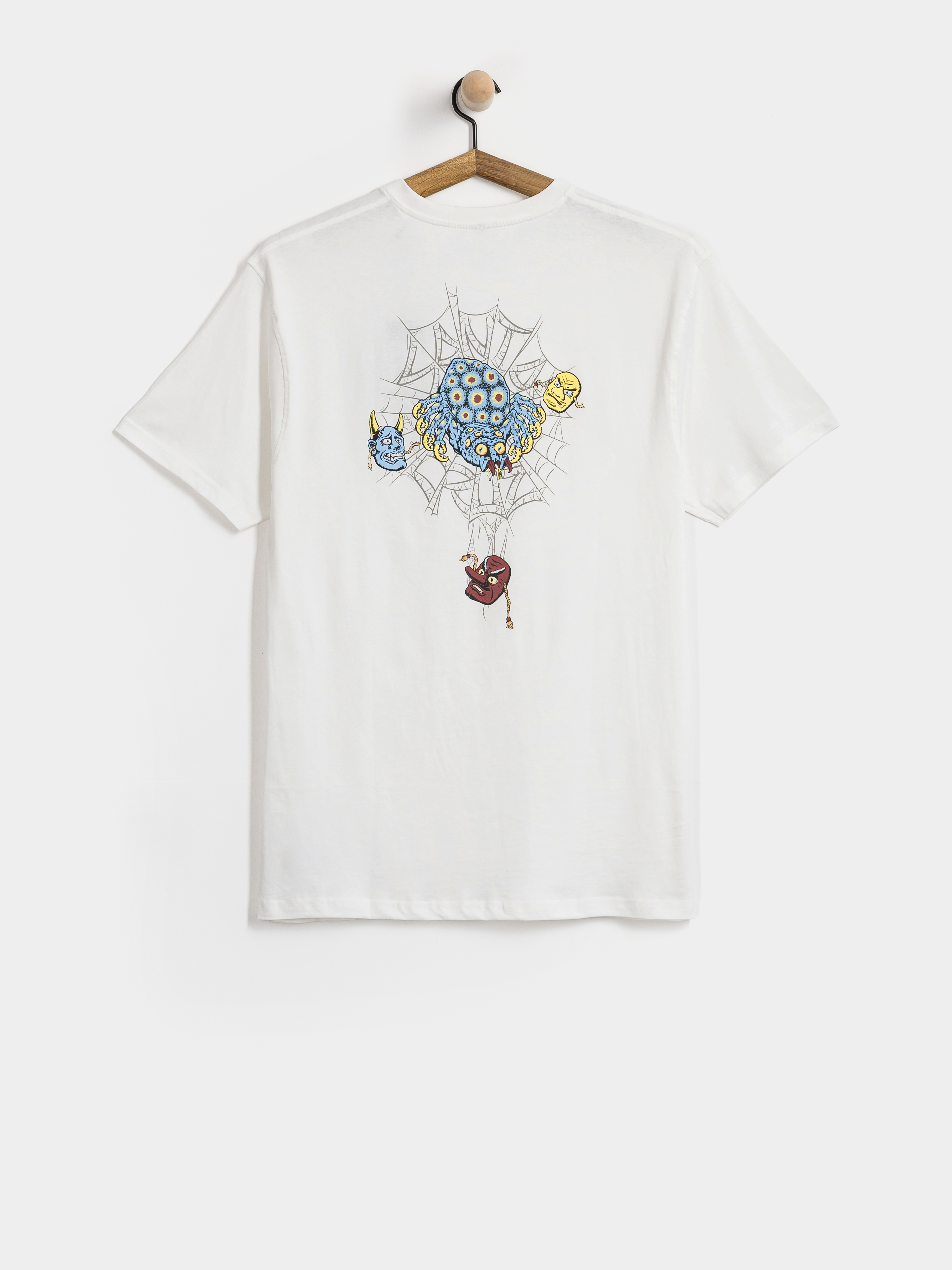Santa Cruz Dressen Spider Póló (white)