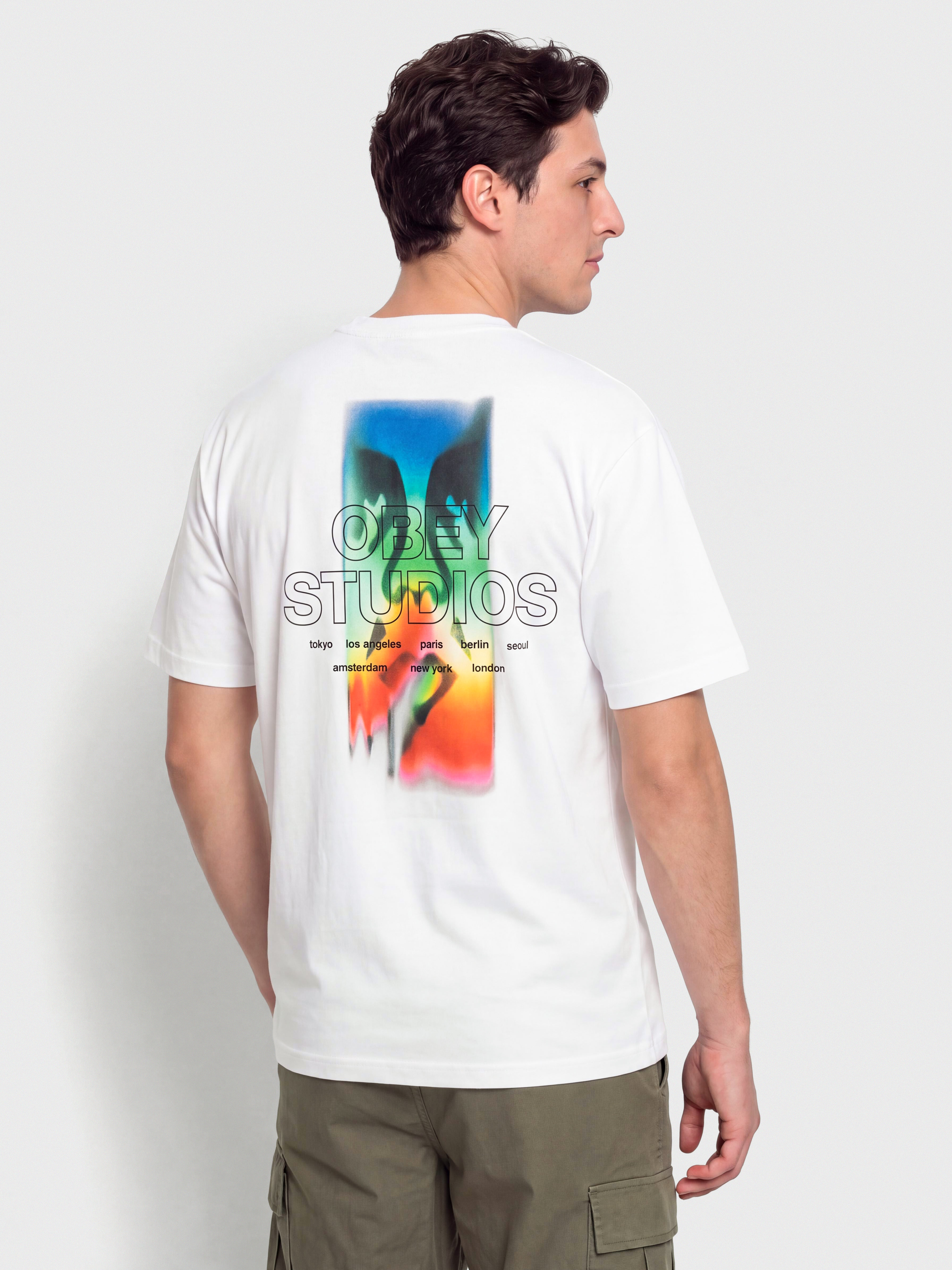 OBEY Spectrum Póló (white)