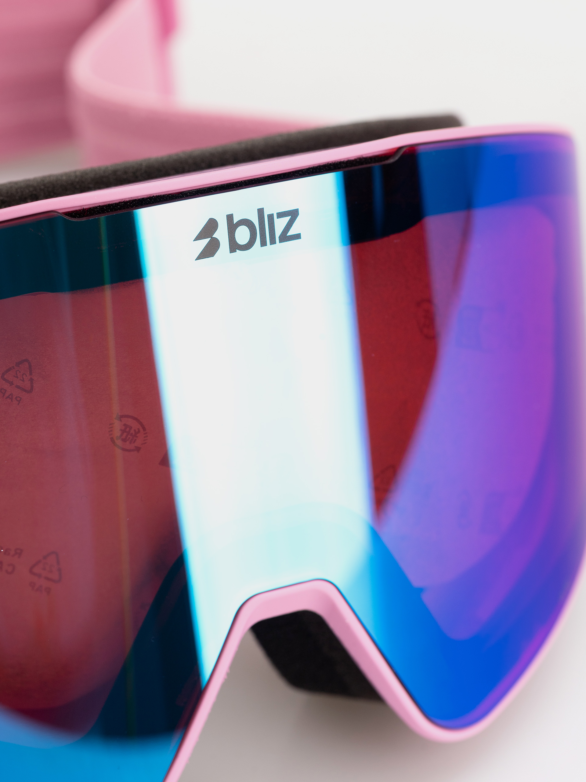 Snowboard szemüveg Bliz G001S (matte pink/n o n violet&blue)