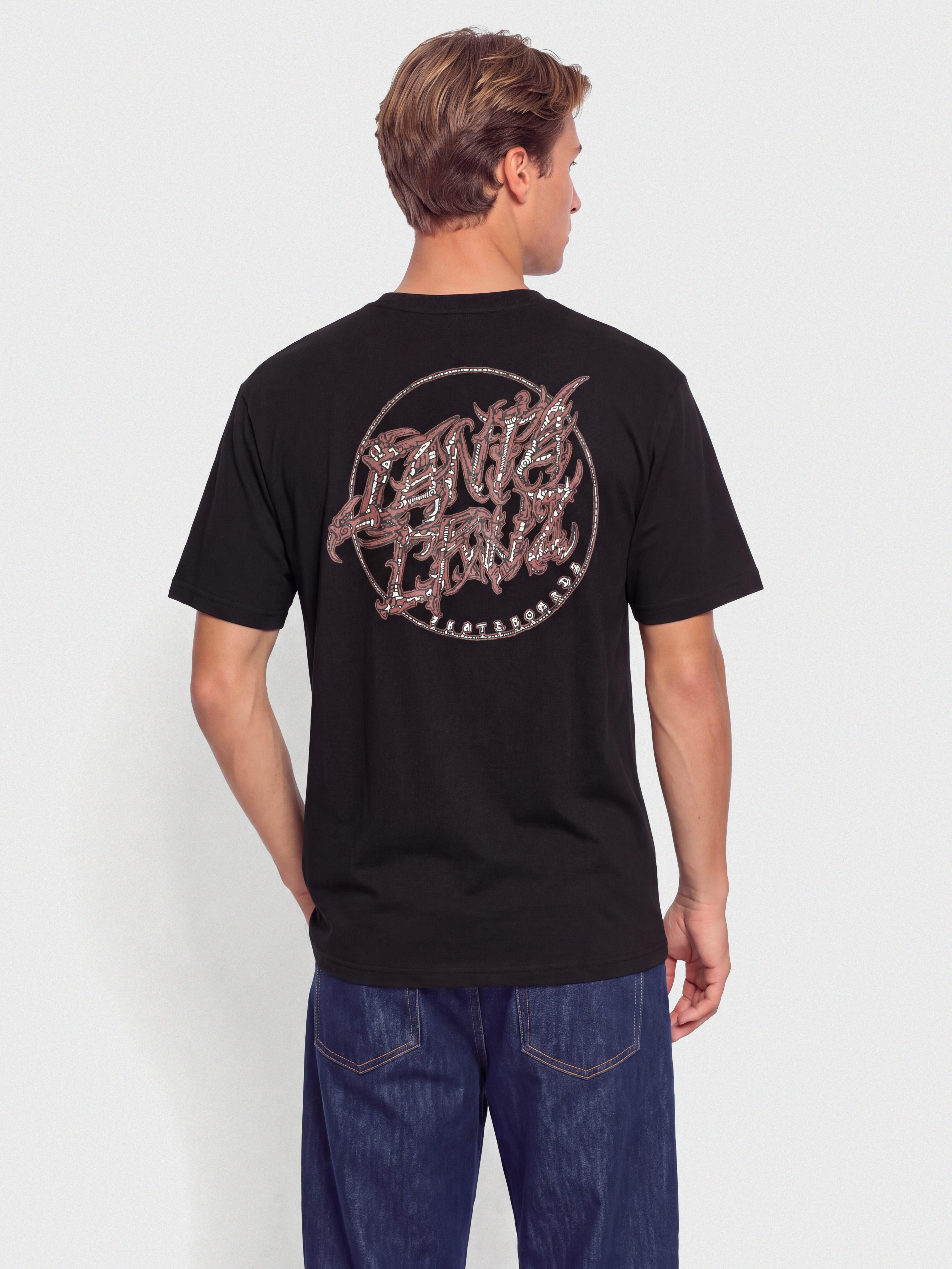 Santa Cruz Scourge Dot Póló (black)