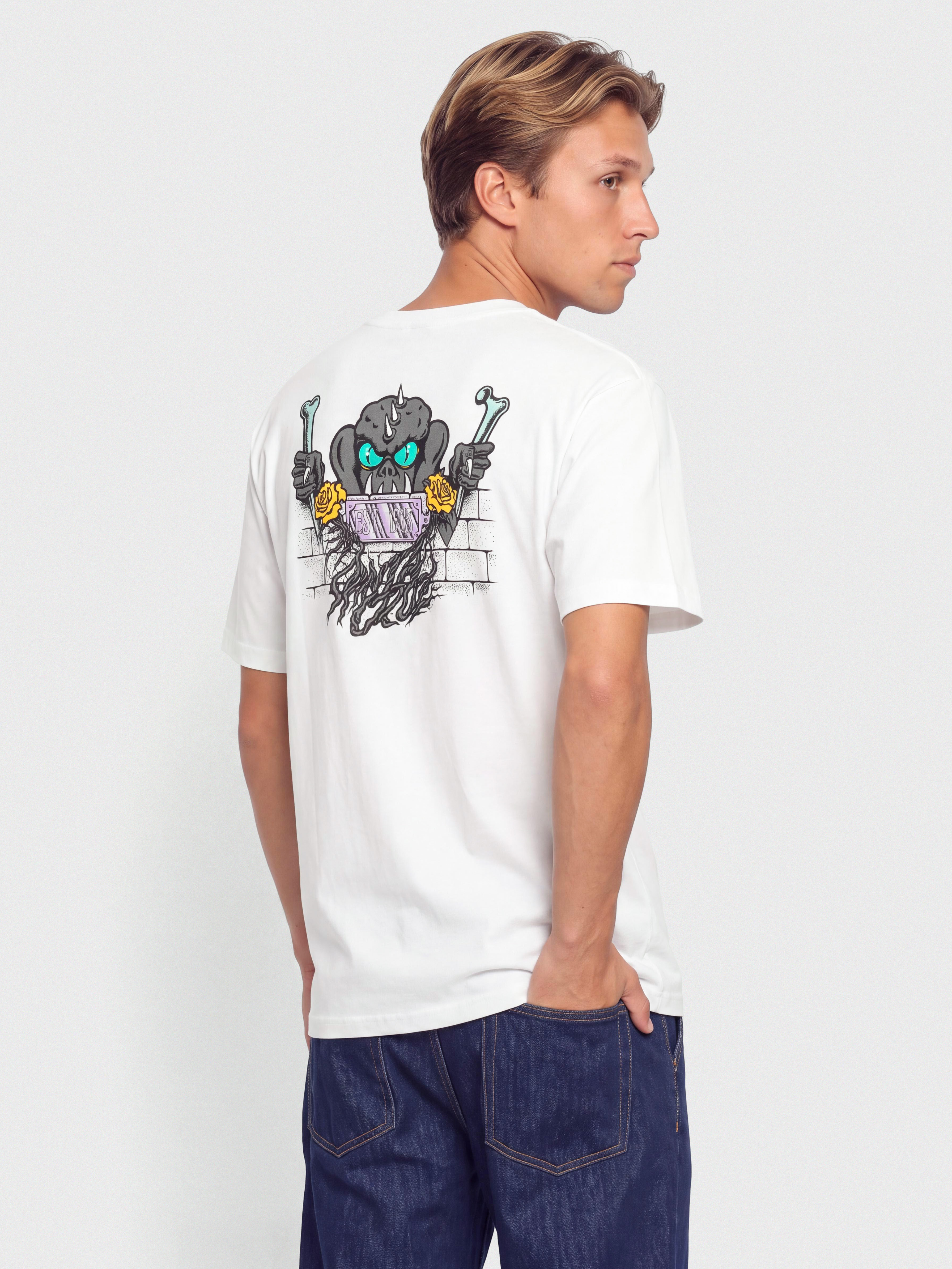 Santa Cruz Rankine Monster Póló (white)