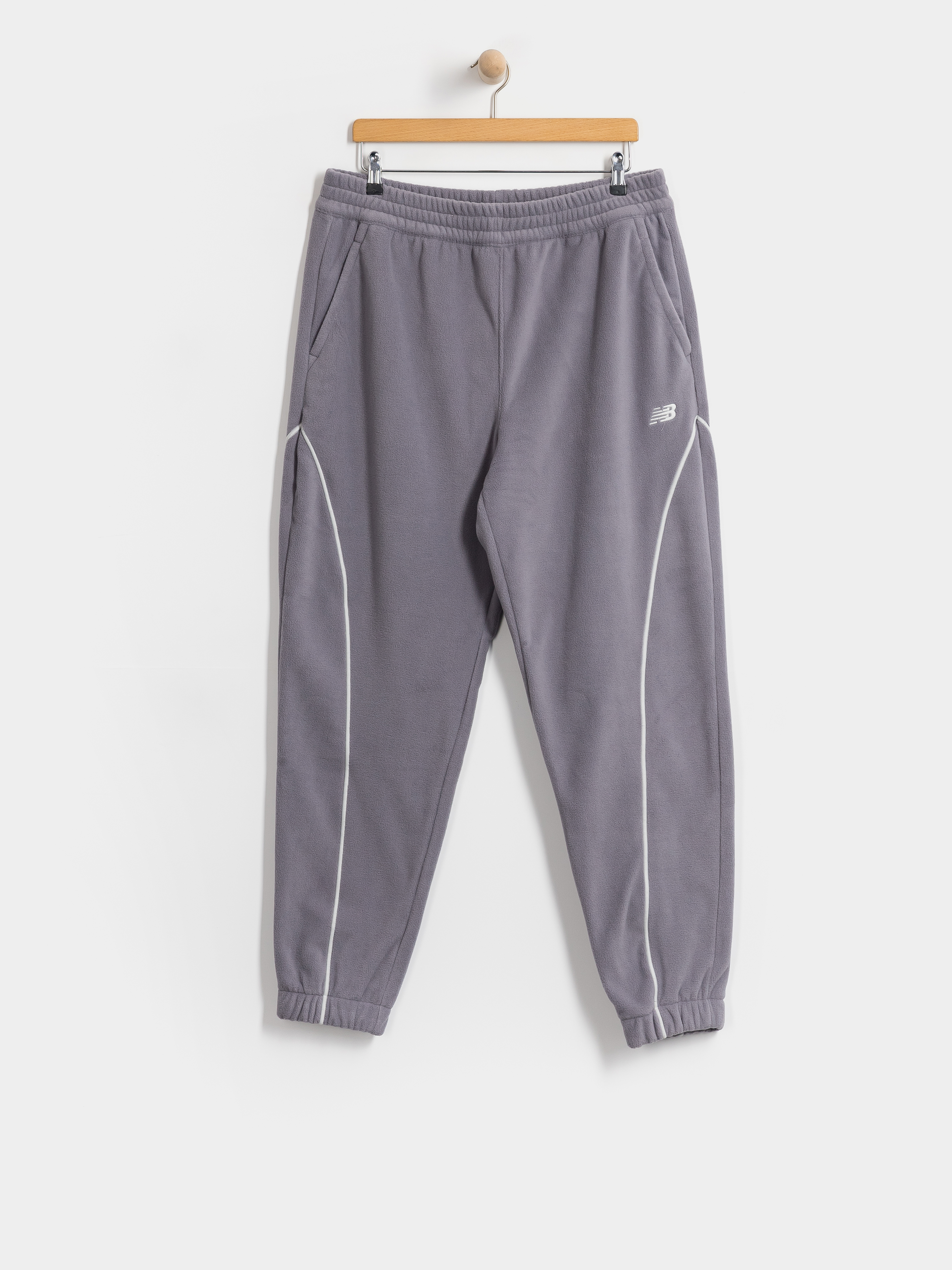 New Balance Trackside Polar Fleece Jogger Kisnadrág (off line grey)