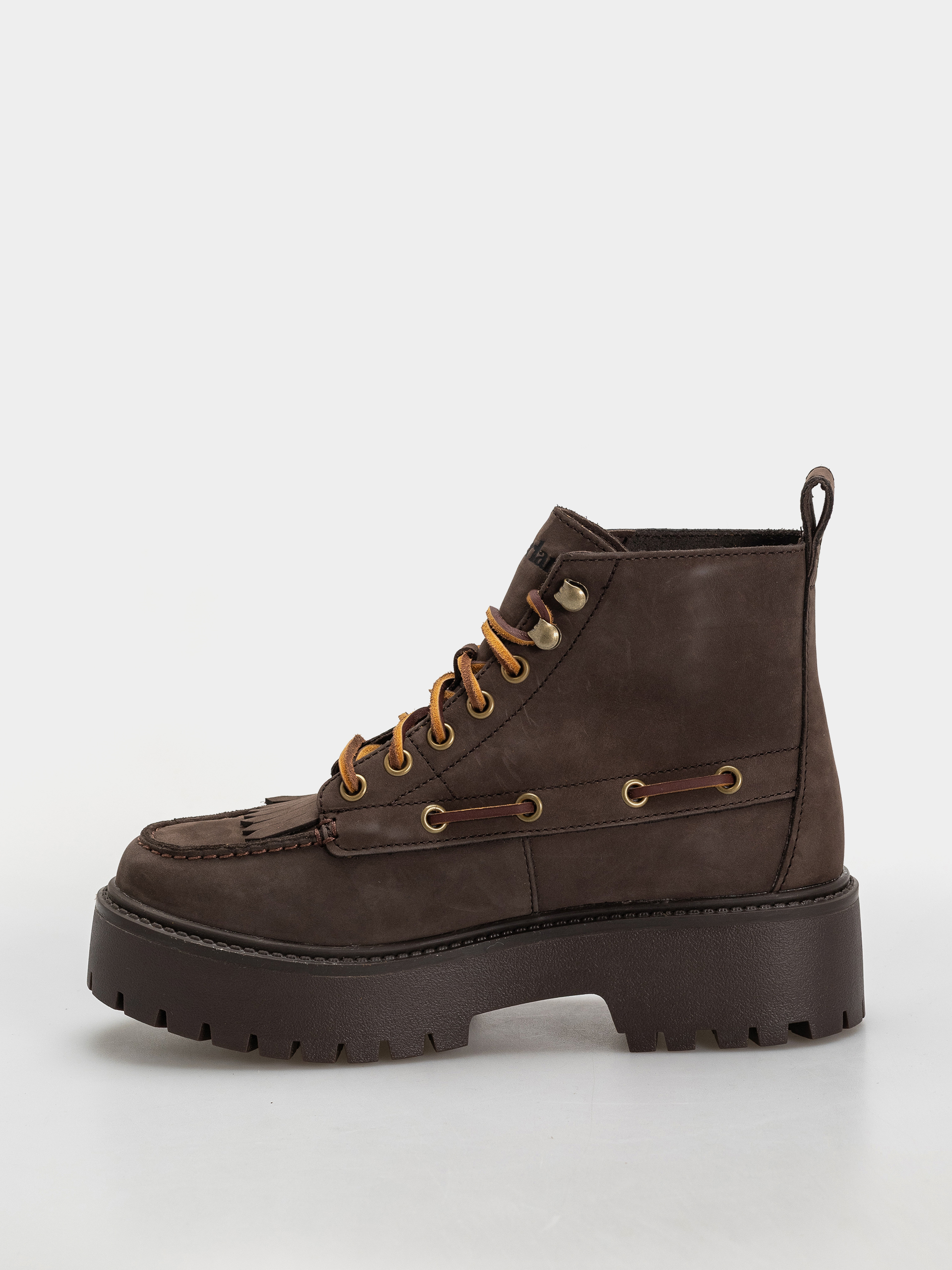 Téli cipők Timberland Stone Street Mid Wmn (dark brown nubuck)