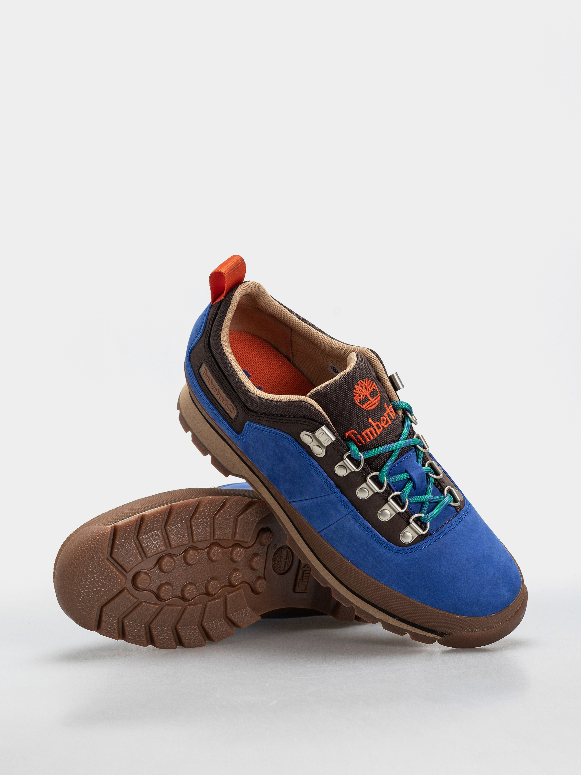 Téli cipők Timberland Euro Hiker Low Lace (bright blue nubuck)