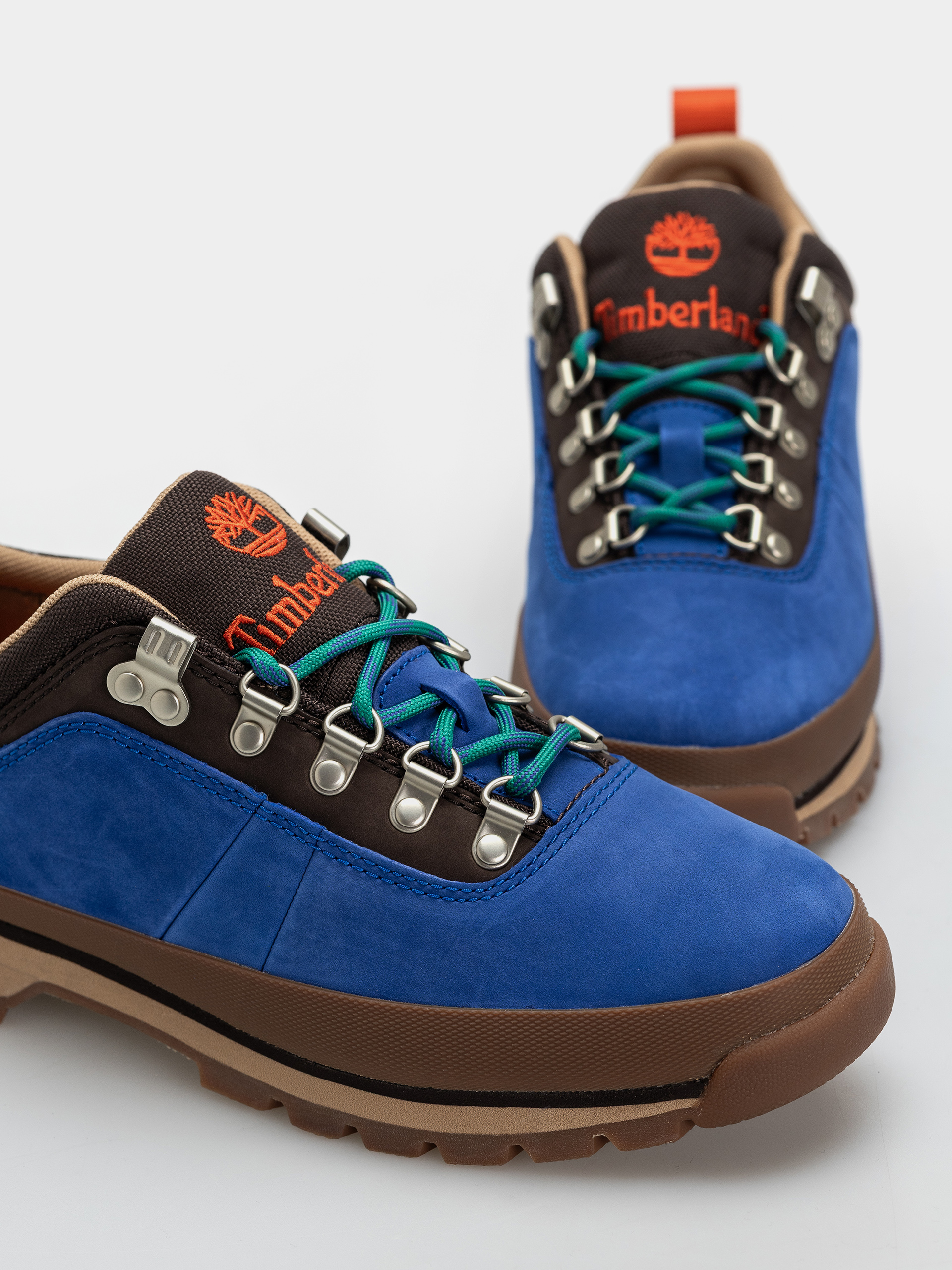 Téli cipők Timberland Euro Hiker Low Lace (bright blue nubuck)