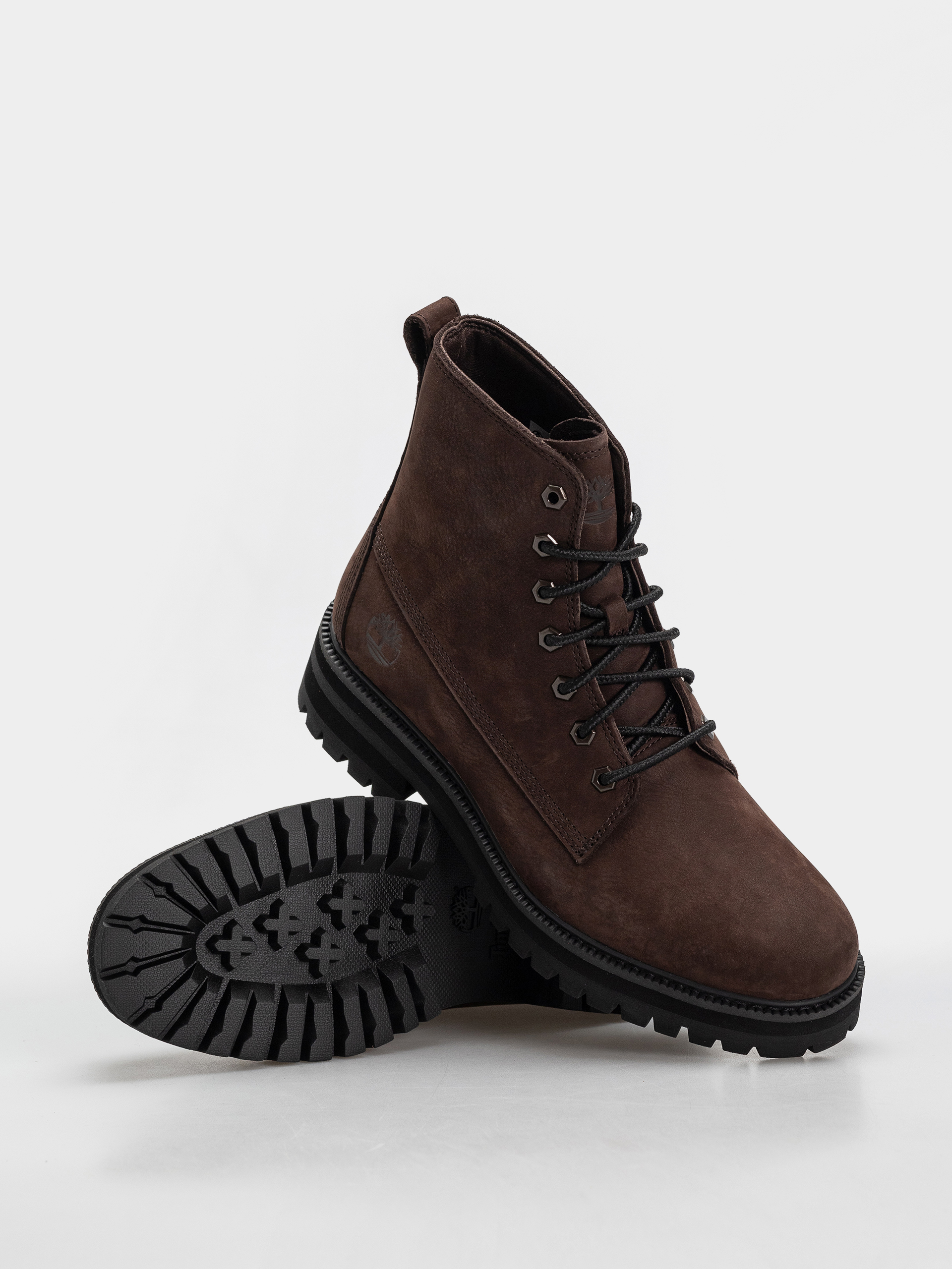 Téli cipők Timberland Britton Drive Mid Lace (dark brown nubuck)