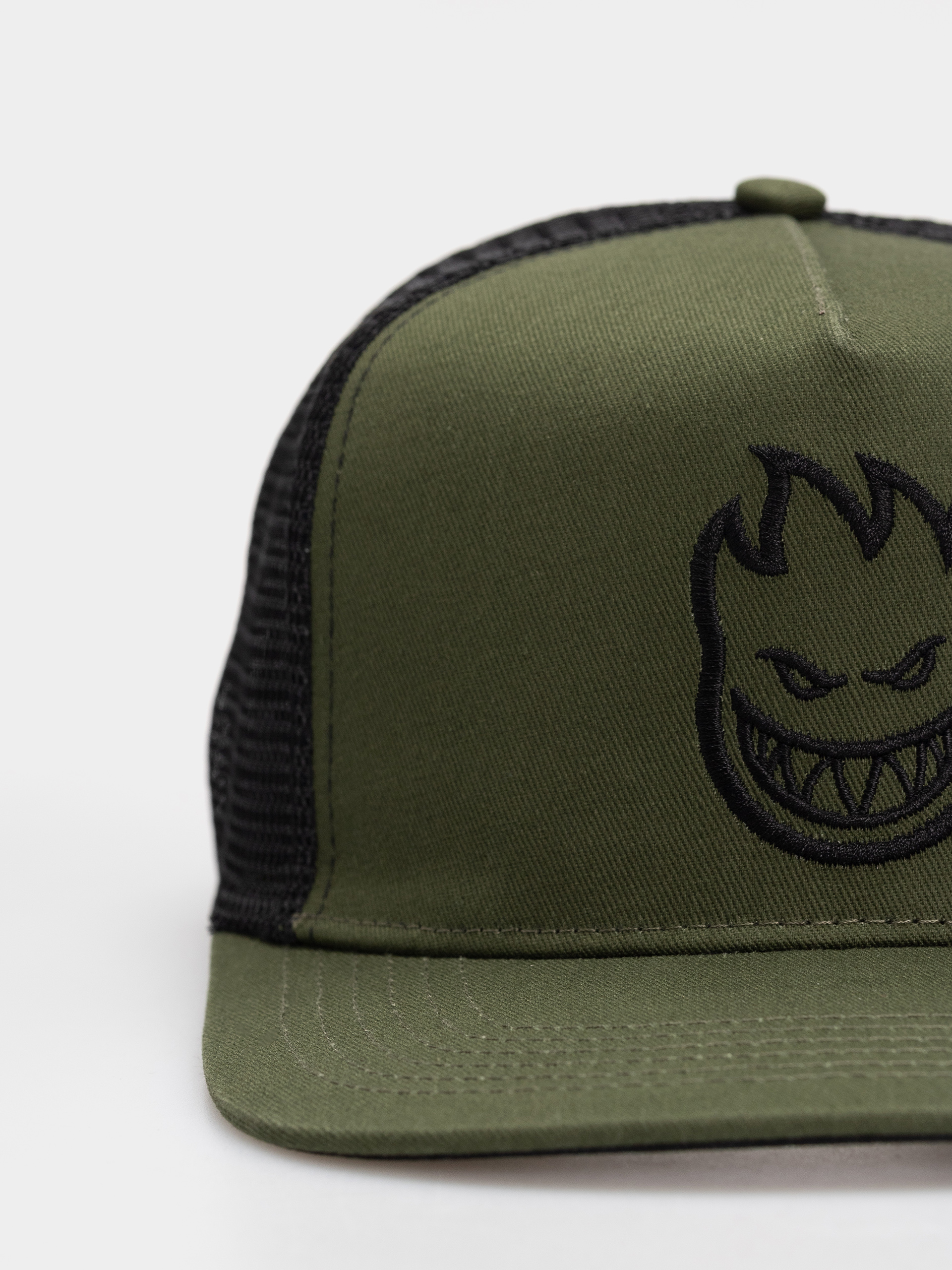 Baseball sapka Spitfire Bighead (olive twill/black mesh)