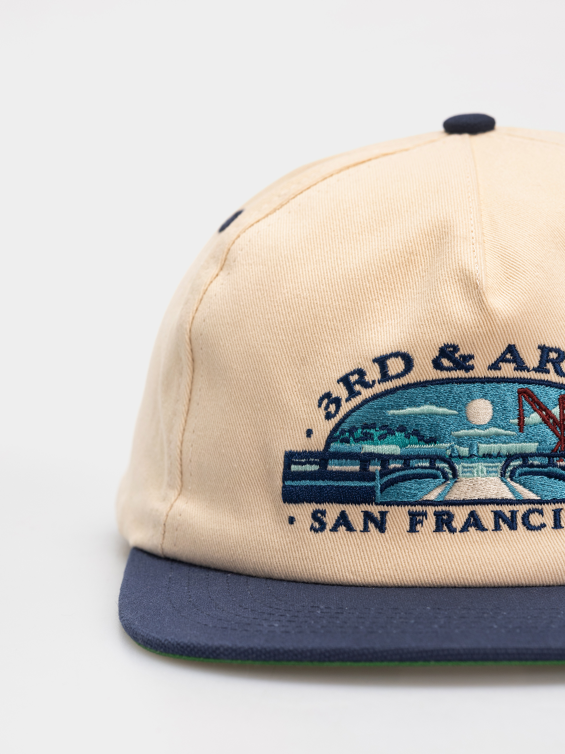 Baseball sapka Real 3Rd & Army (natural/navy)