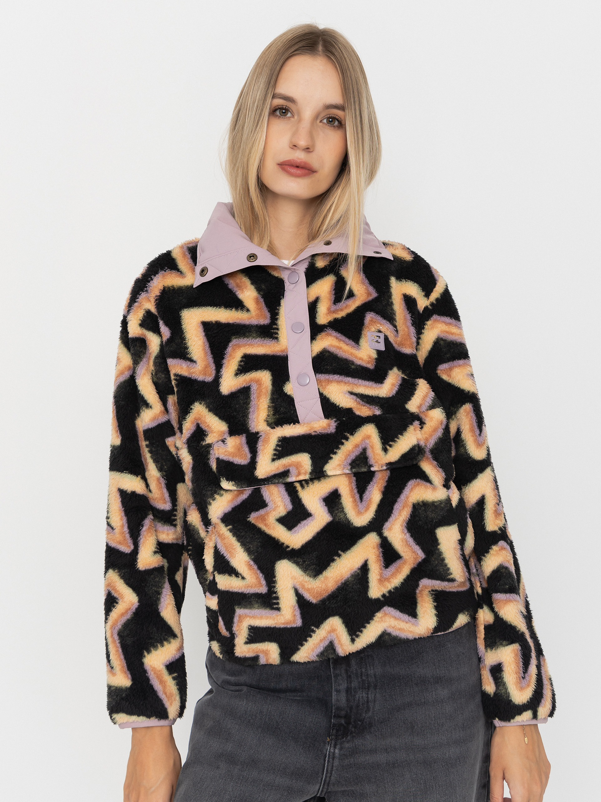 Polár pulóver Billabong Switchback Pullover Wmn