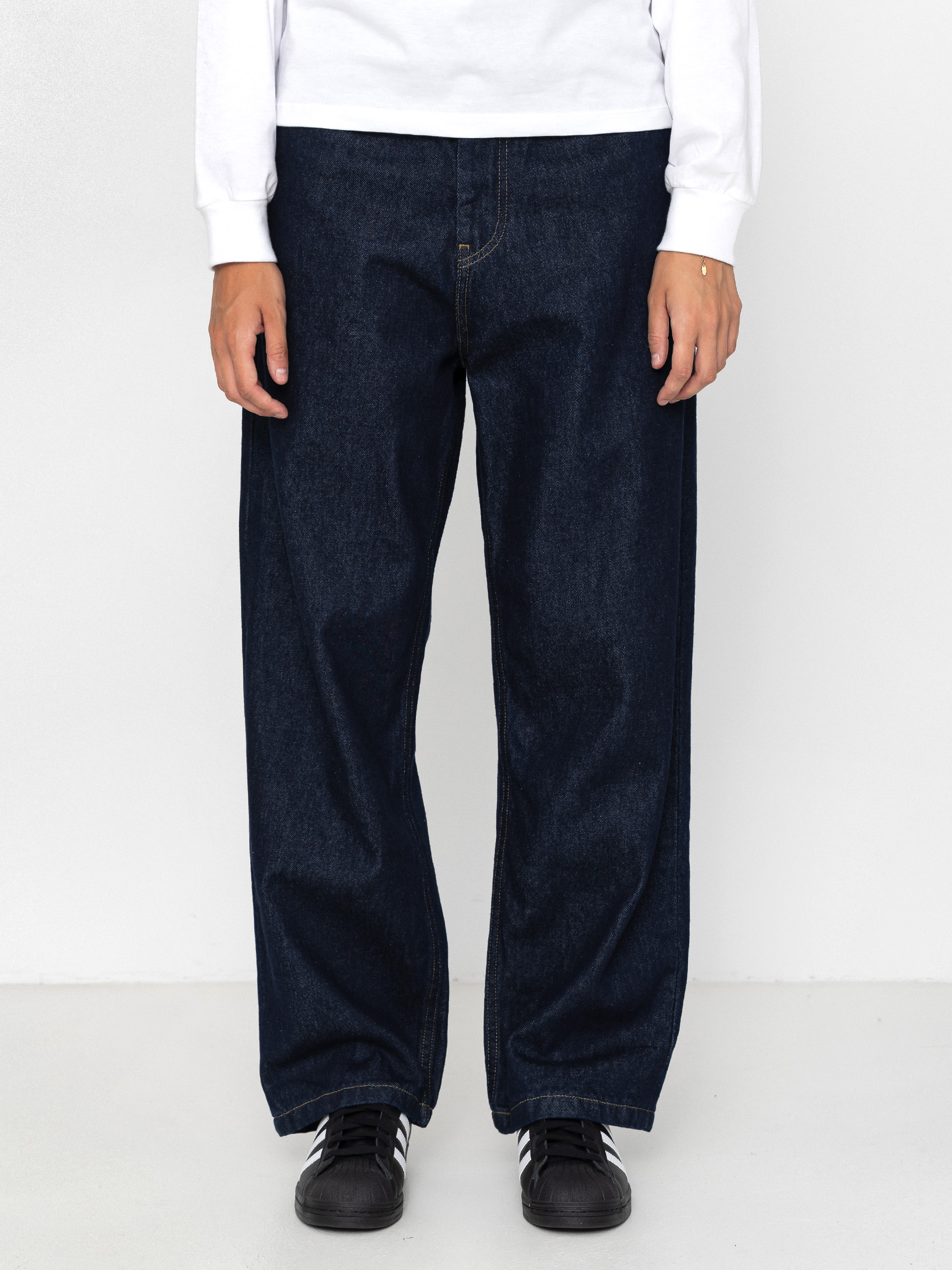 Carhartt WIP Brandon Wmn Kisnadrág (blue/rinsed)